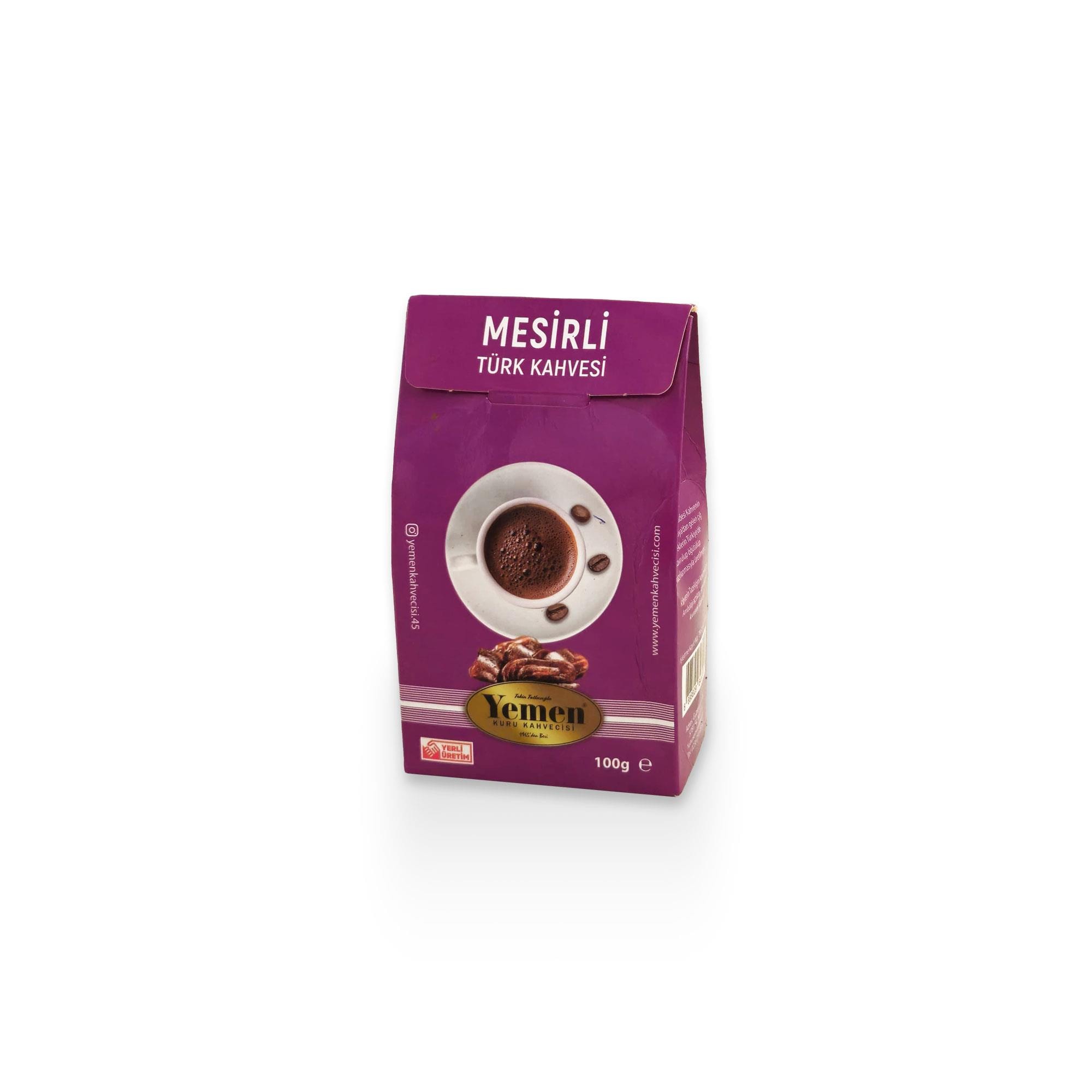 Mesirli Türk Kahvesi - 100 gr - Yemen Kuru Kahvecisi