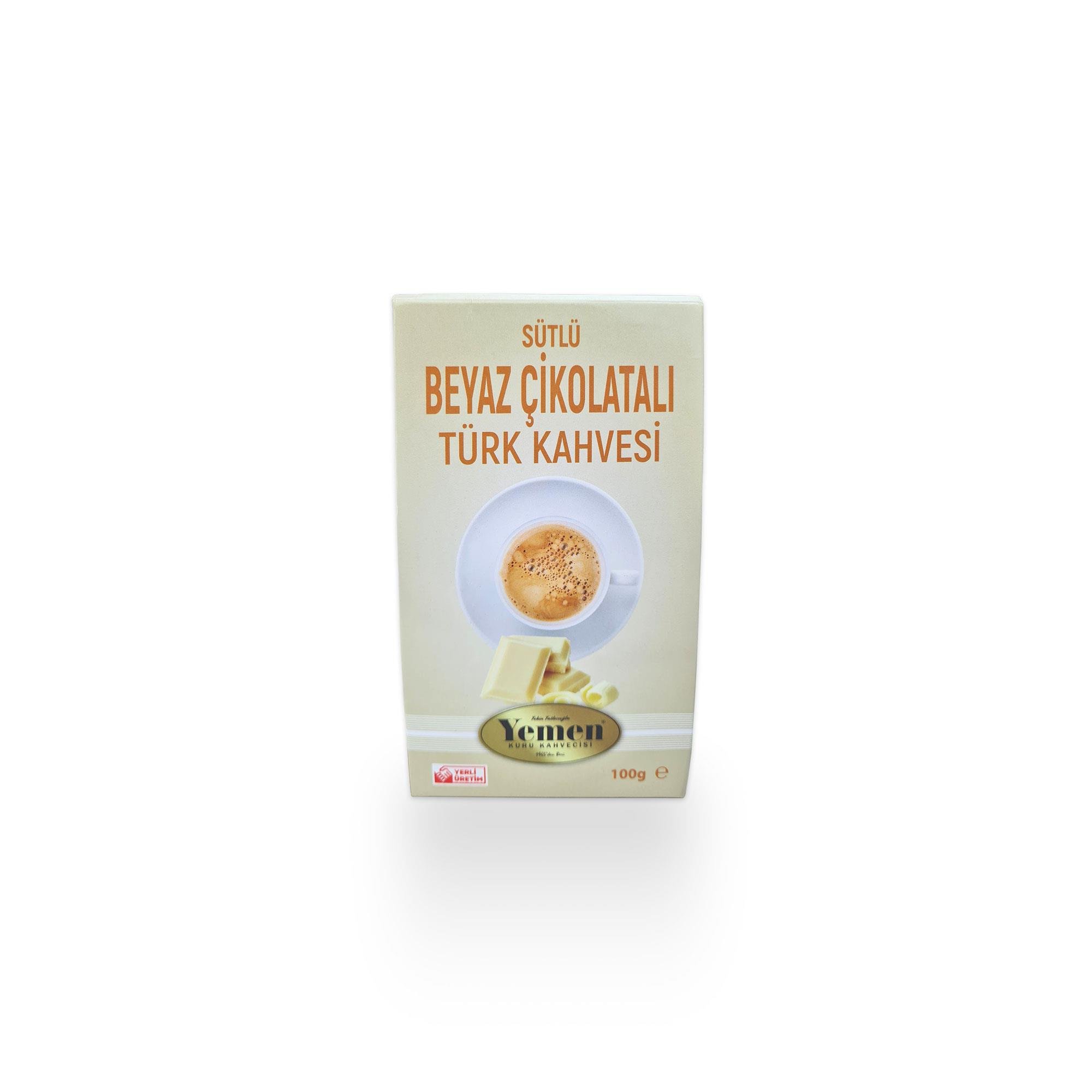 Beyaz Çikolatalı Türk Kahvesi - 100 gr - Yemen Kuru Kahvecisi