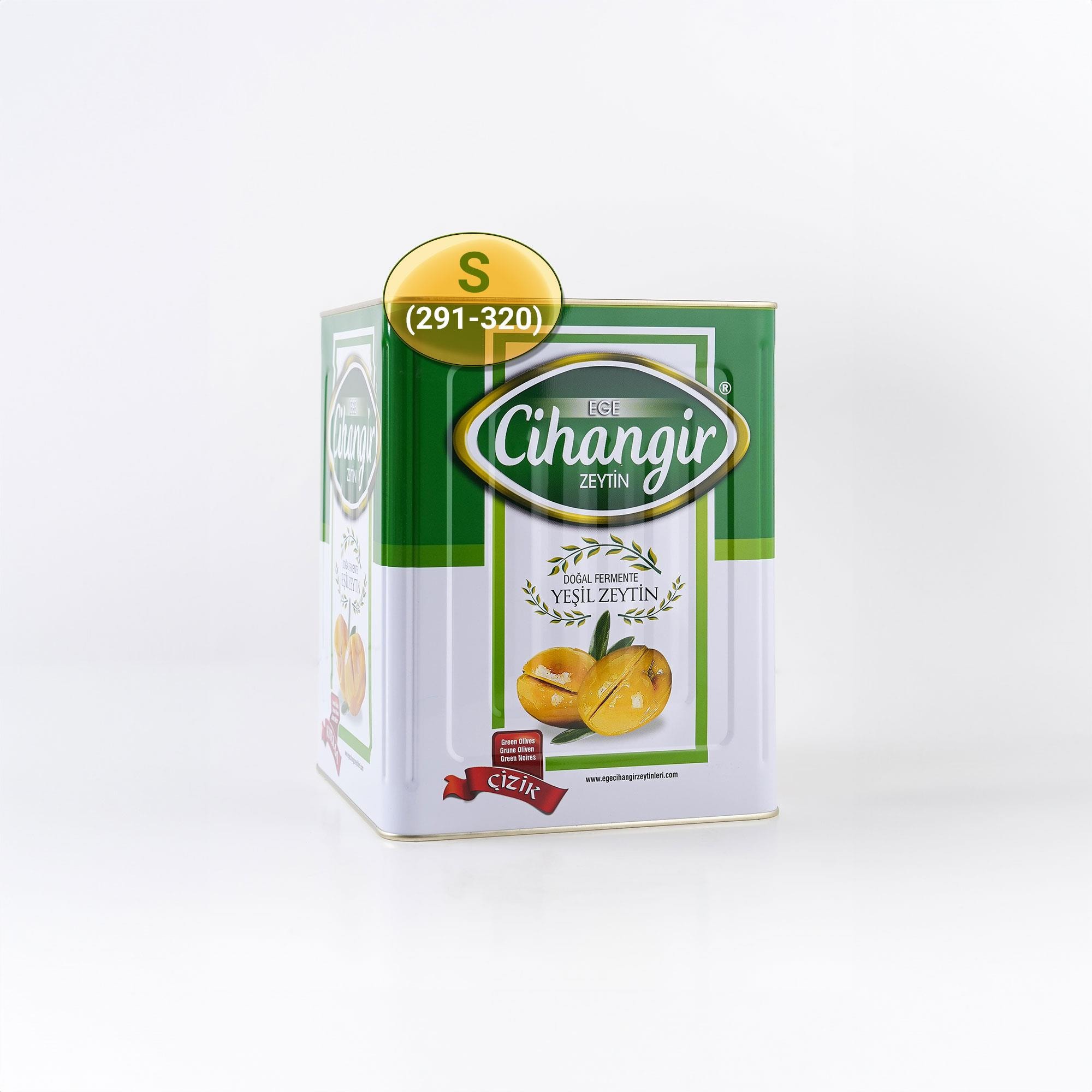 Edremit Çizik Zeytin S - 10 kg Teneke - Ege Cihangir