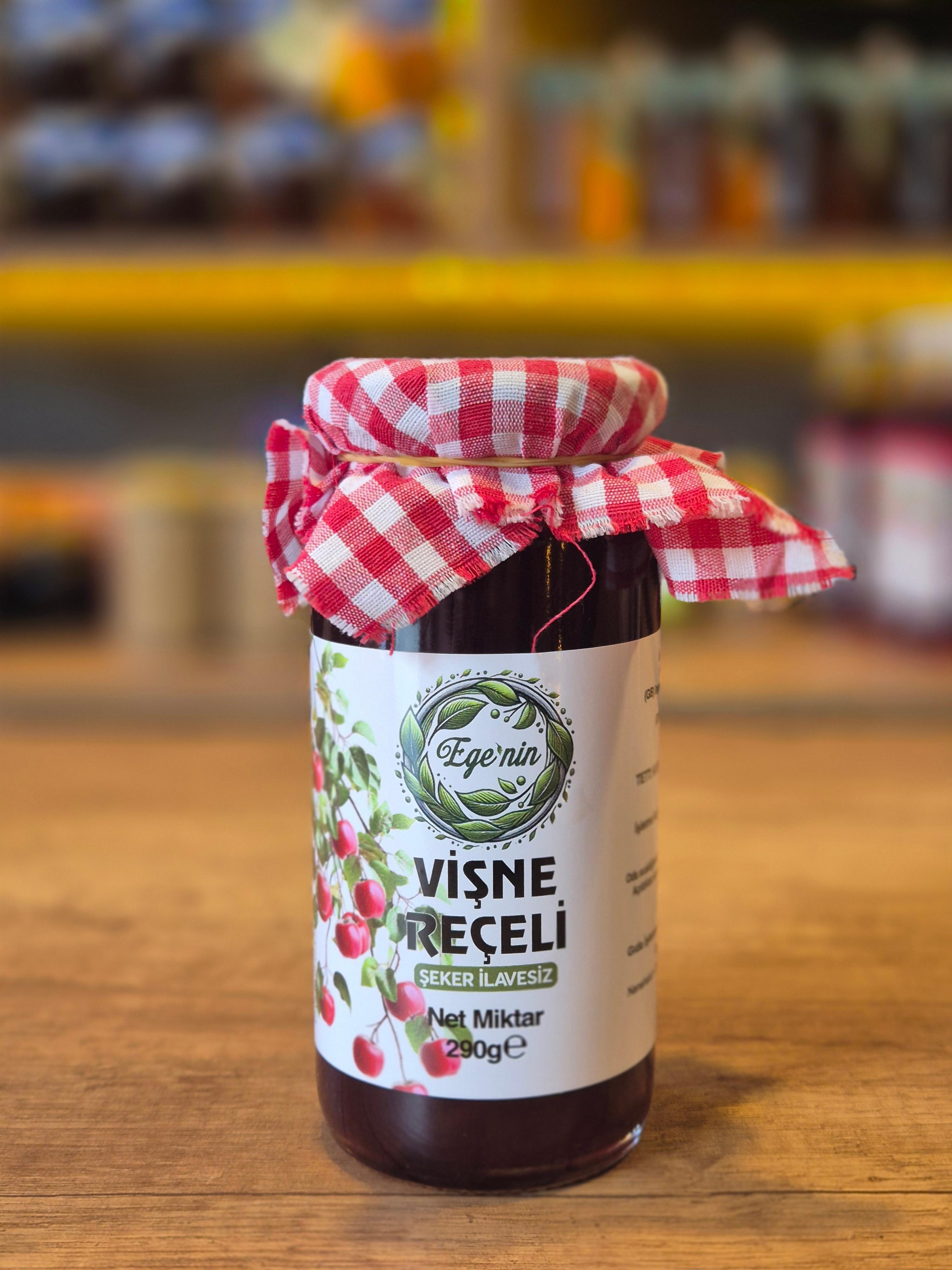 Şeker İlavesiz Vişne Reçeli 290g