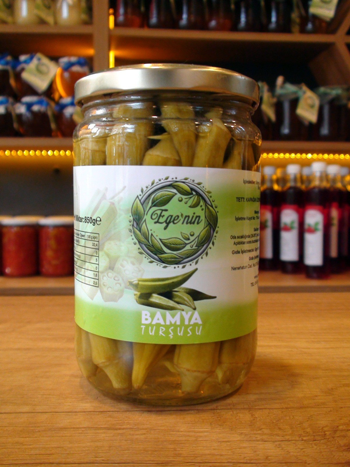 Bamya turşusu 850g