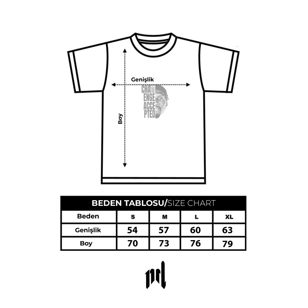 Cha11enge Accepted Beige T-shirt