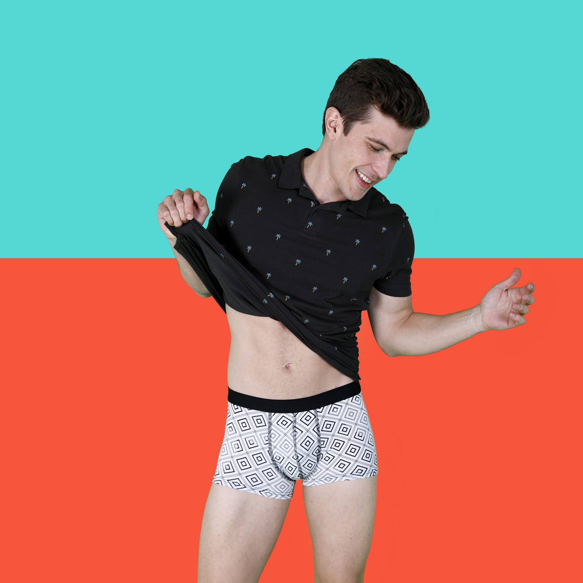 Diagonal Squares Boxer