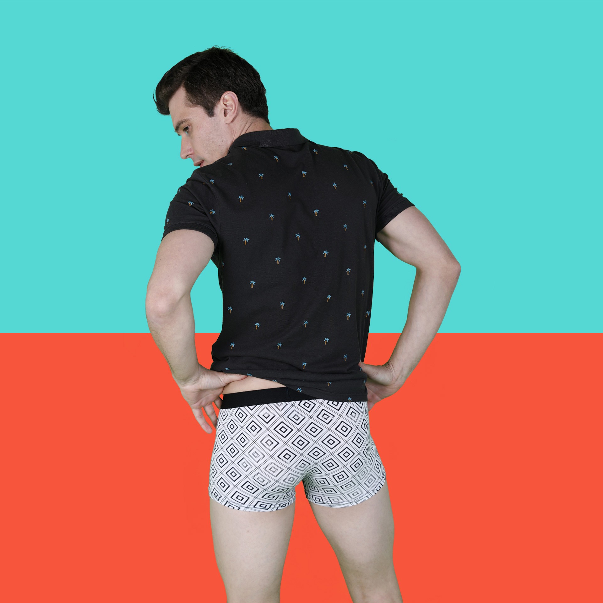 Diagonal Squares Boxer