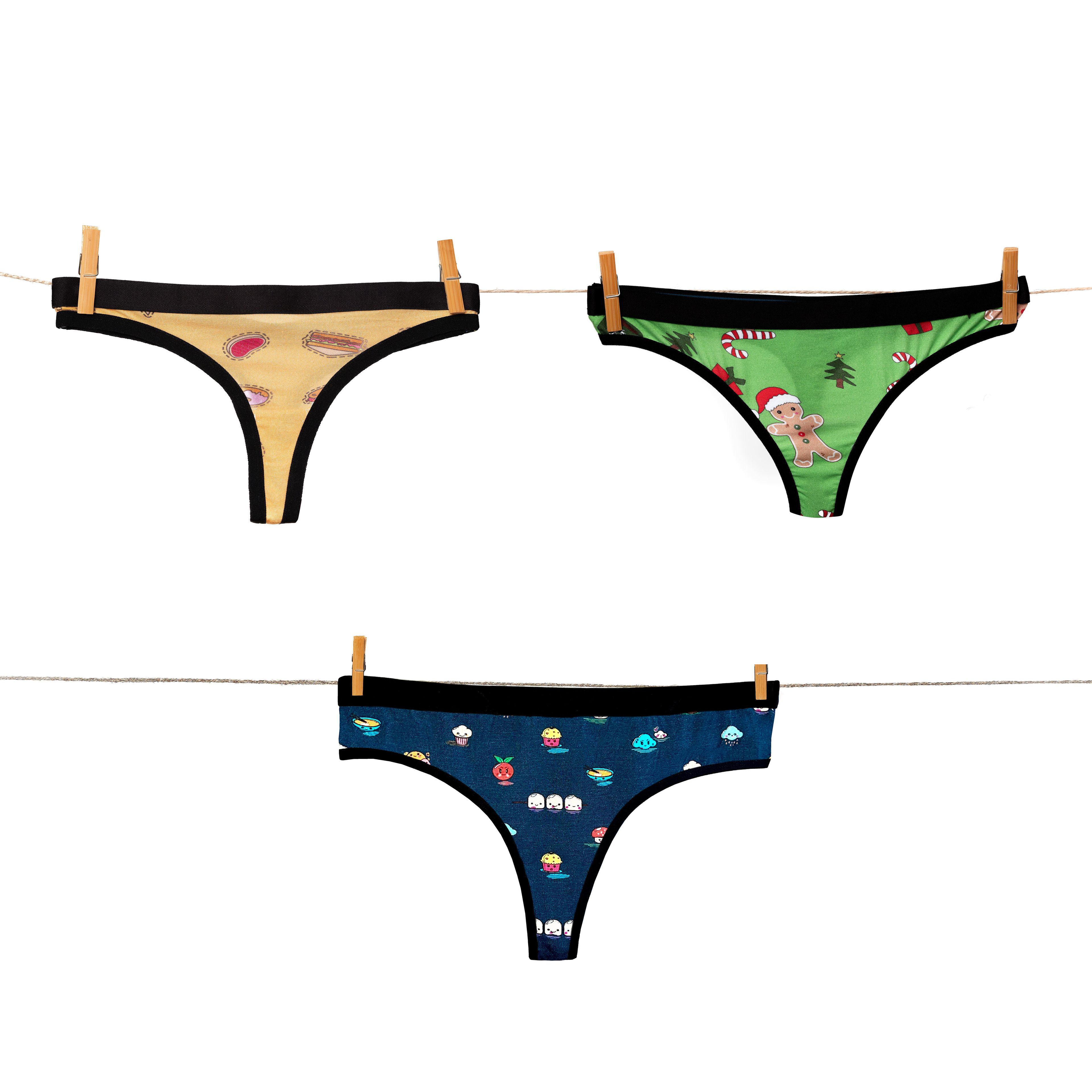 Binge Eating Undies Pack 🍔🍪🧁
