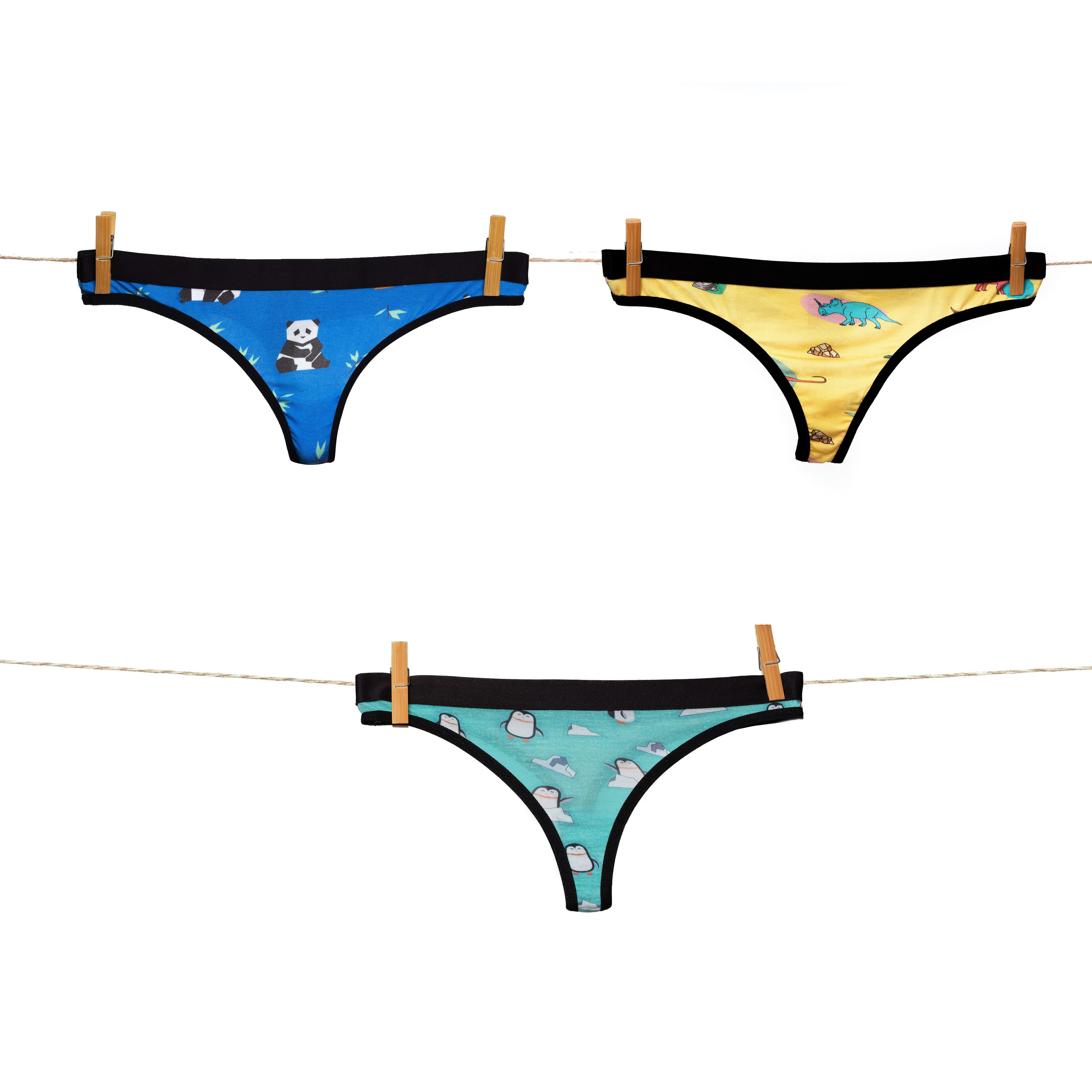 Animal Buddies Undies Pack 🐼🦖🐧