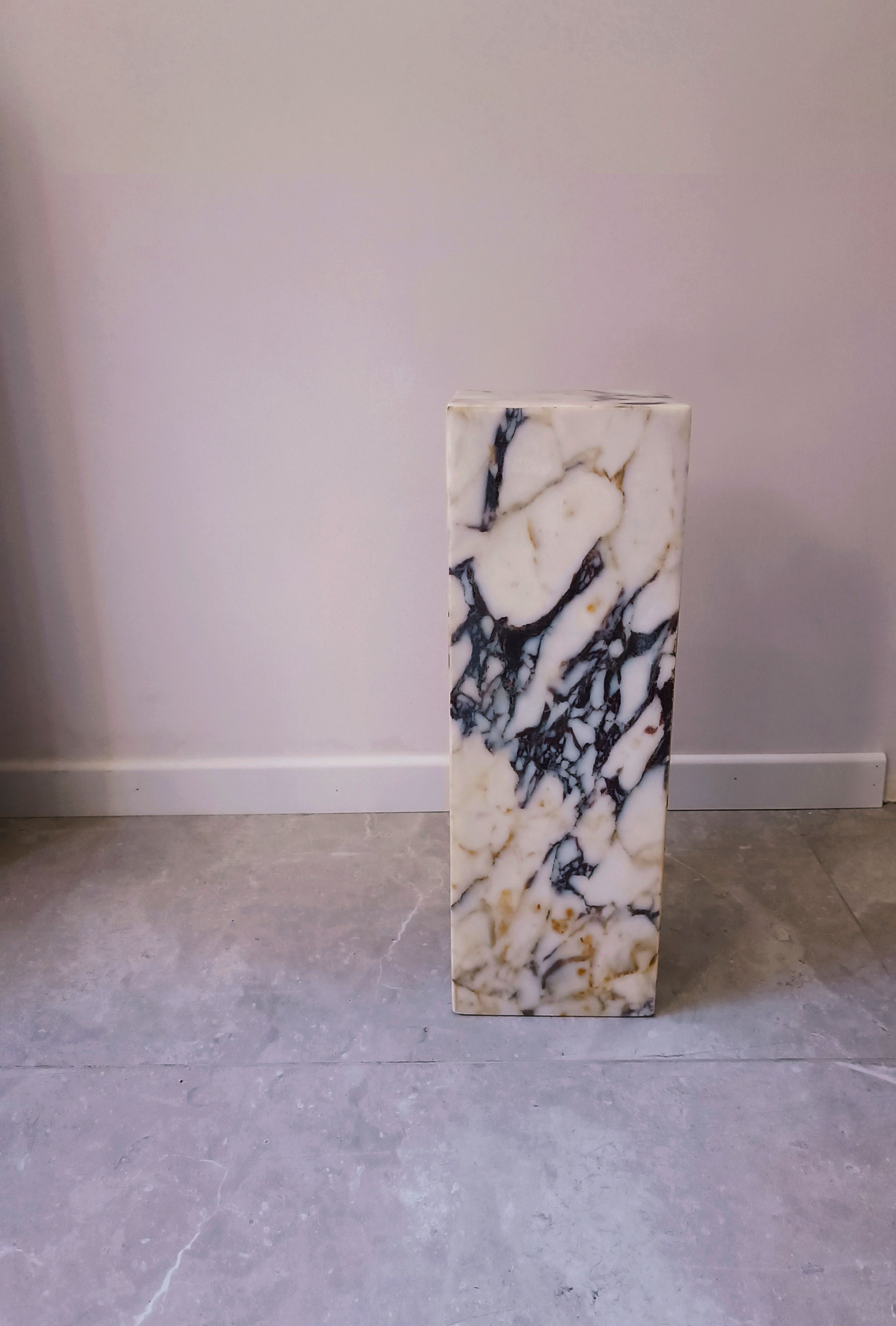 Calacatta viola marble Cube Coffee Table 20 cm 