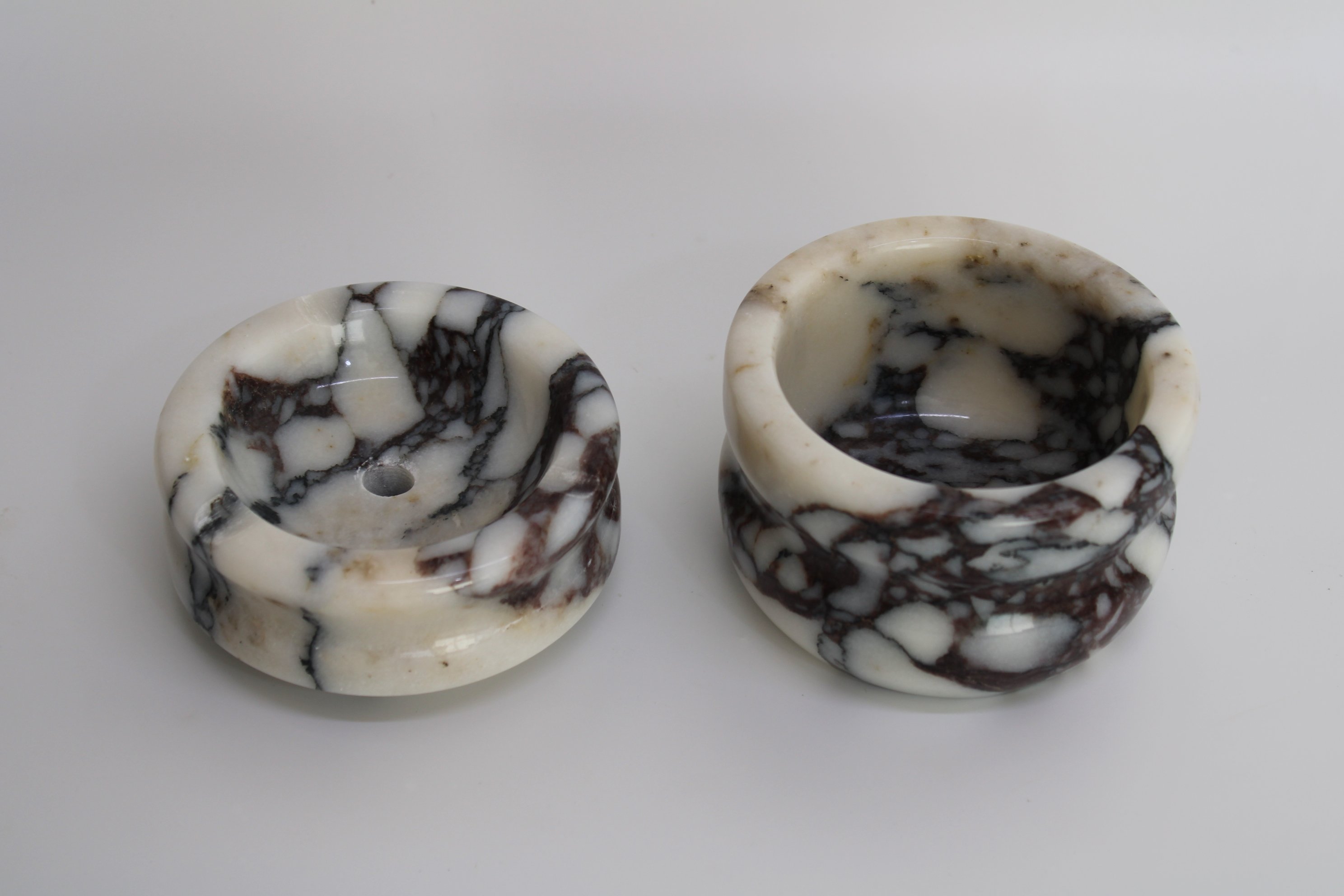 Calacatta viola marble Ashtray Ashtray with chamber