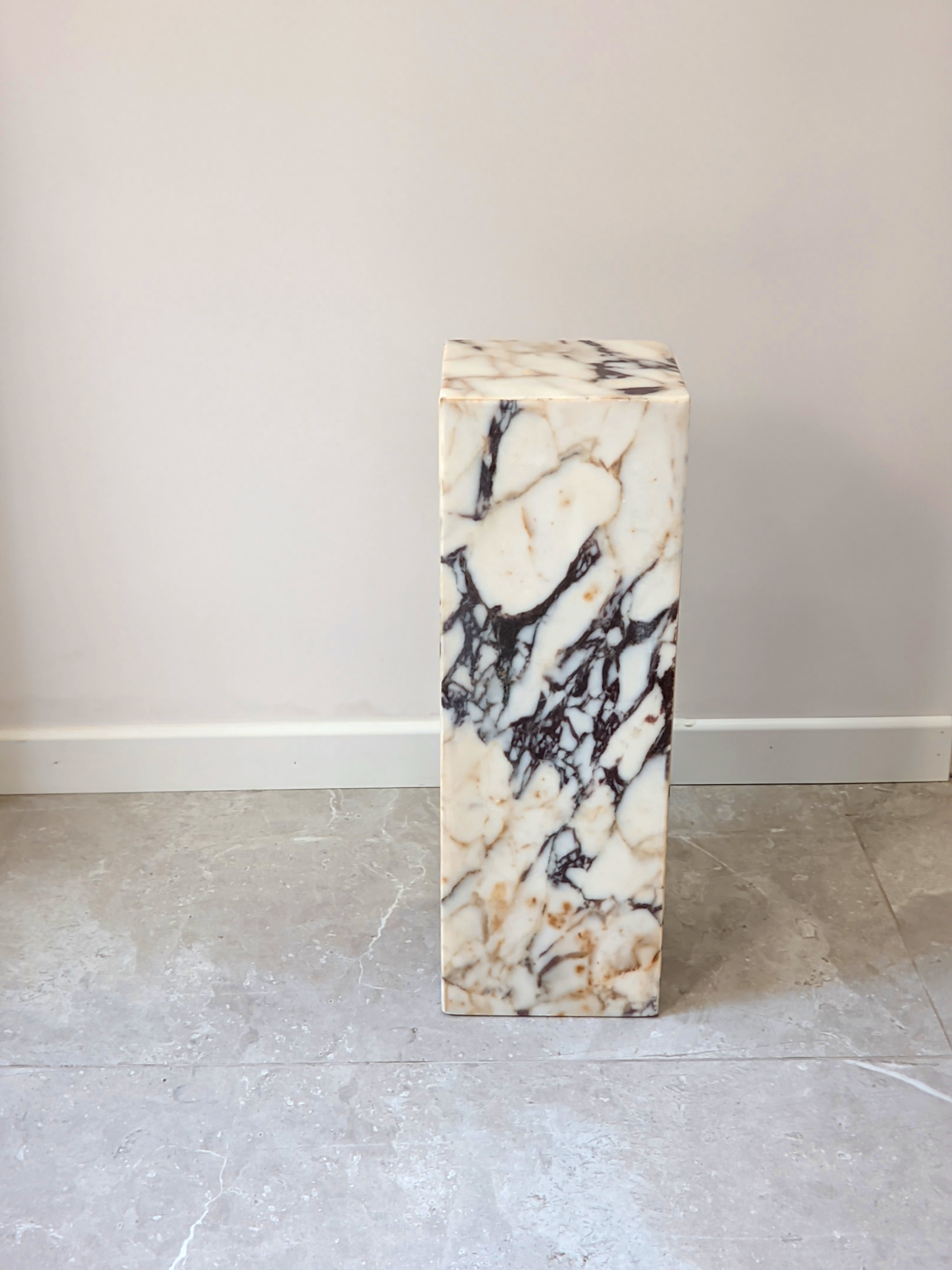 Calacatta viola marble Cube Coffee Table 20 cm 