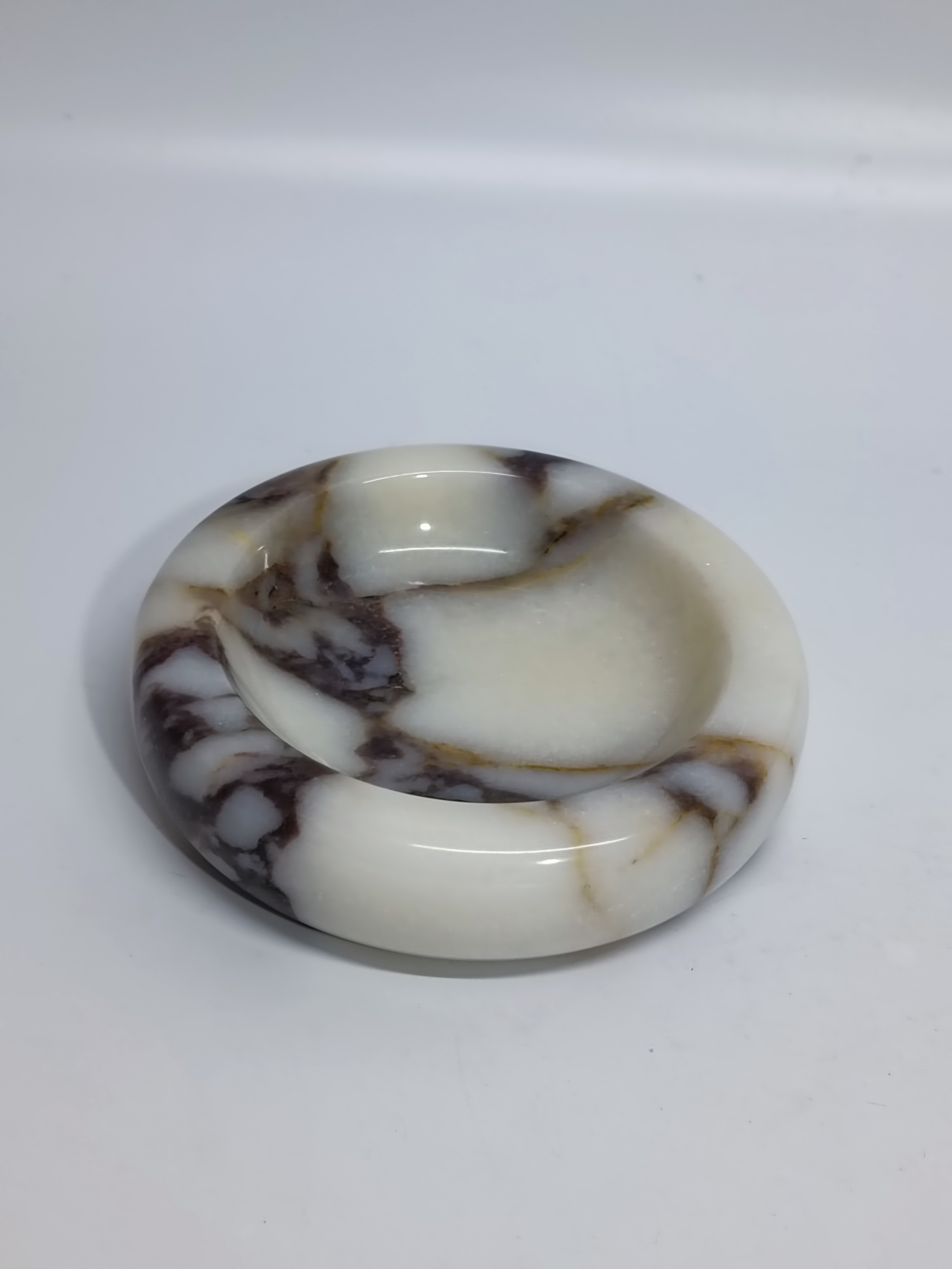 Calacatta Viola Marble Yüzüklük veya Çok amaçlı organizer