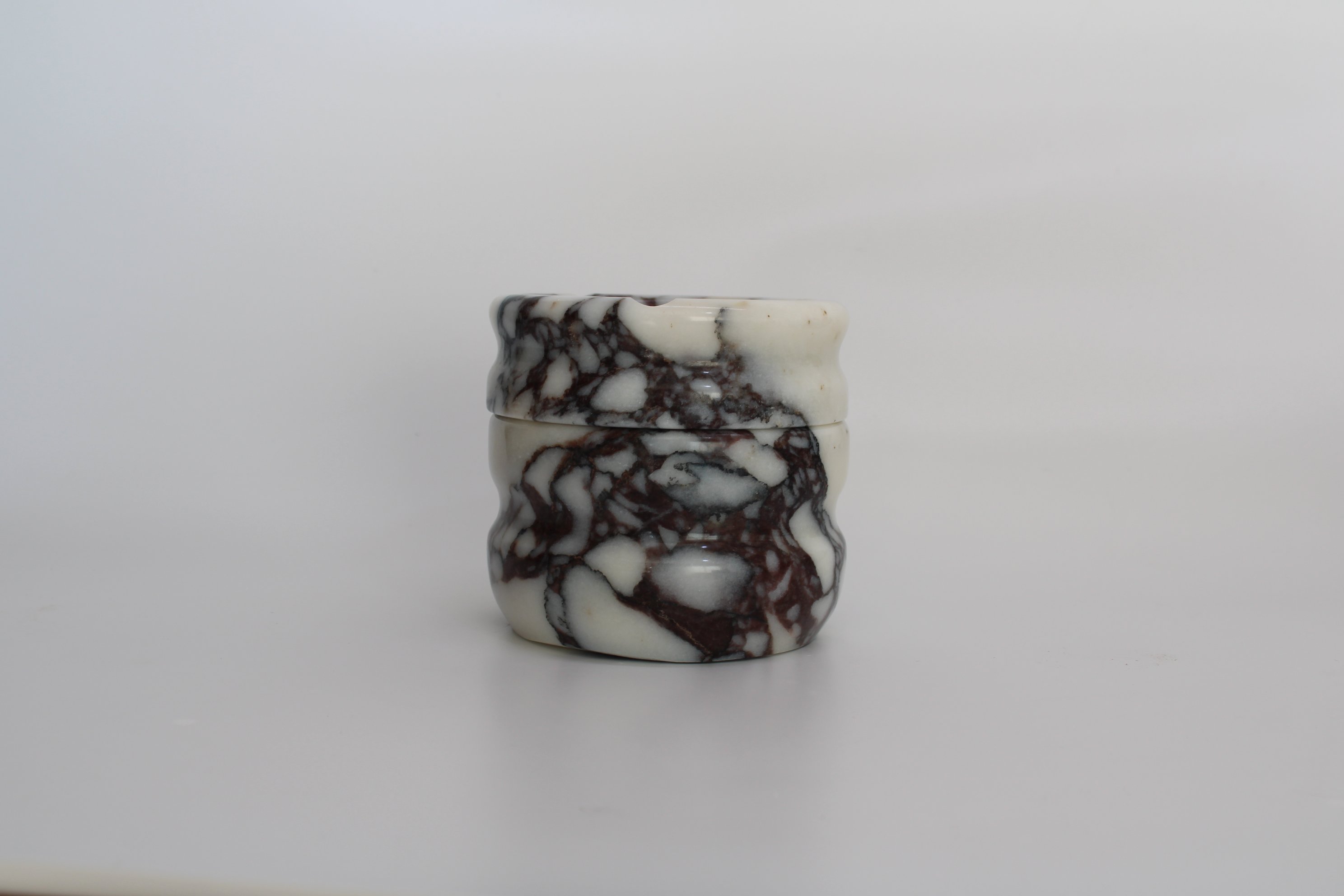 Calacatta viola marble Ashtray Ashtray with chamber