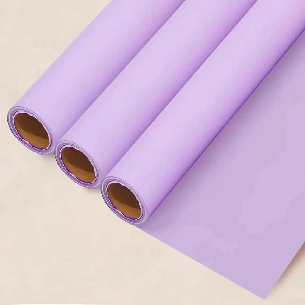 Lila&Lila Renk Rulo Çiçek buket kağıdı-35 Metre-70cm-Sedef