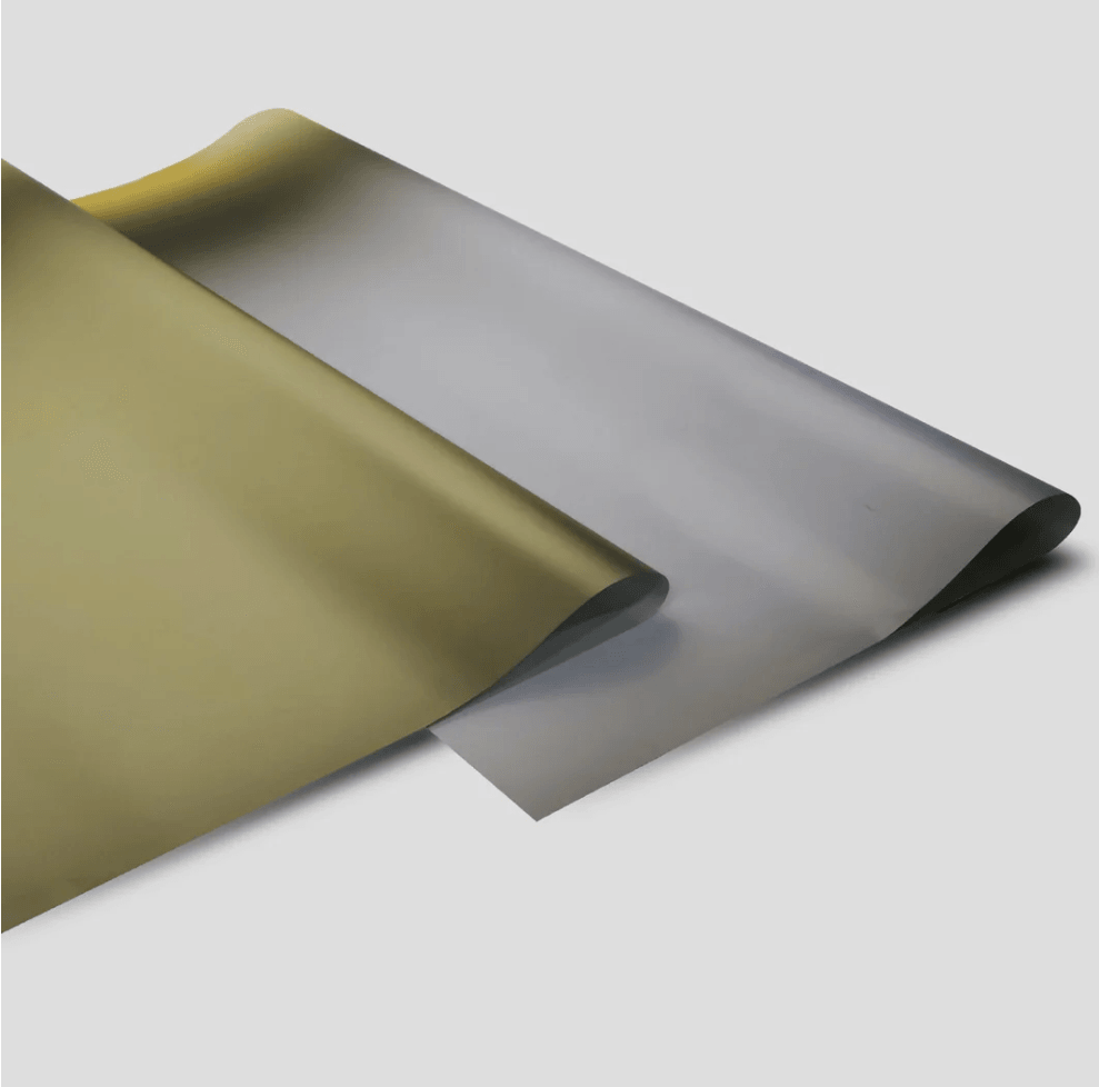 Metalik Degrade Mat Çiçek Buket Kağıdı-Metalize-60x60cm-15 Sayfa - GOLD