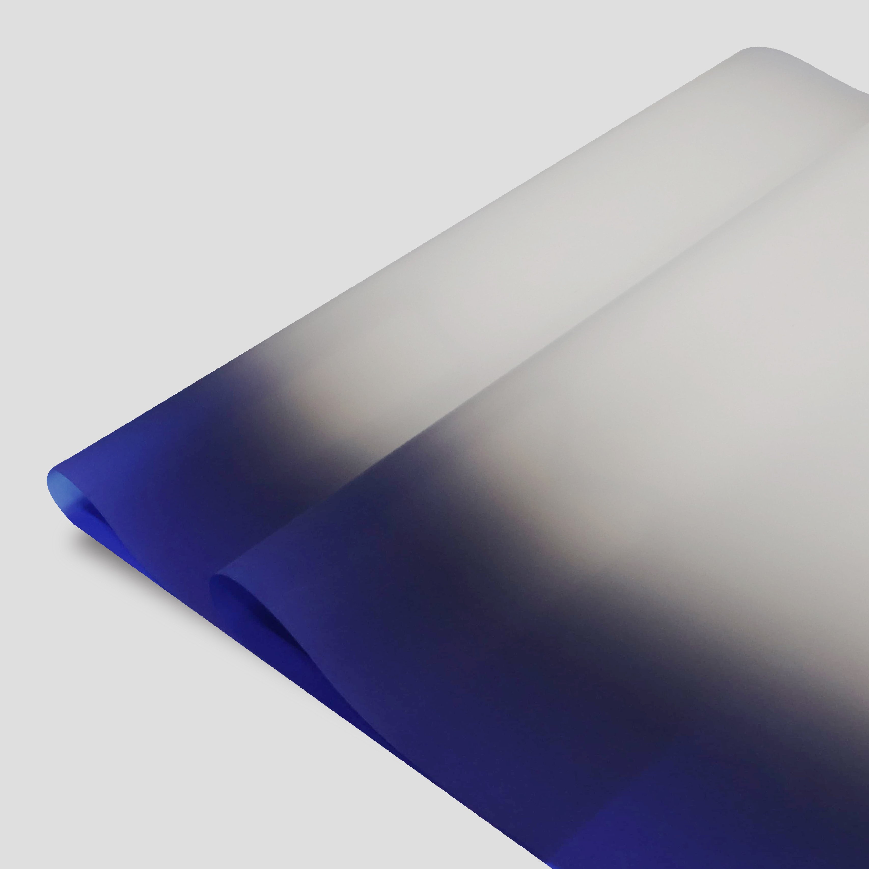 Metalik Degrade Mat Lacivert Çiçek Buket Kağıdı-60x60cm-20 Sayfa