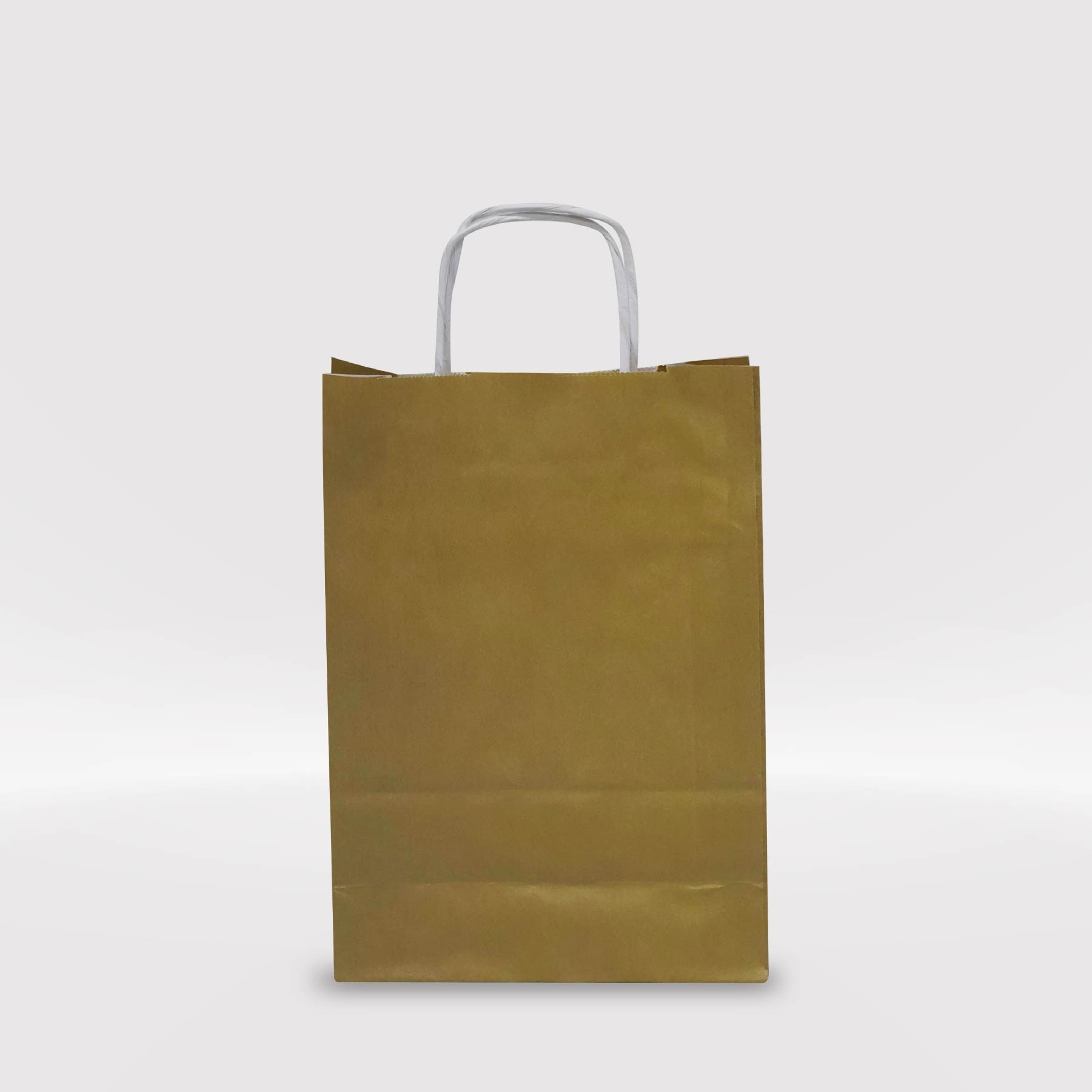 Altın Yaldız Kraft Kağıt Çanta 18x8x25-(25Adet)
