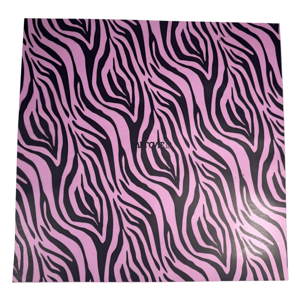 Zebra Desenli-Pembe Renk Çiçek Buket Kağıdı-Mat Opp 55x55cm-10Sayfa