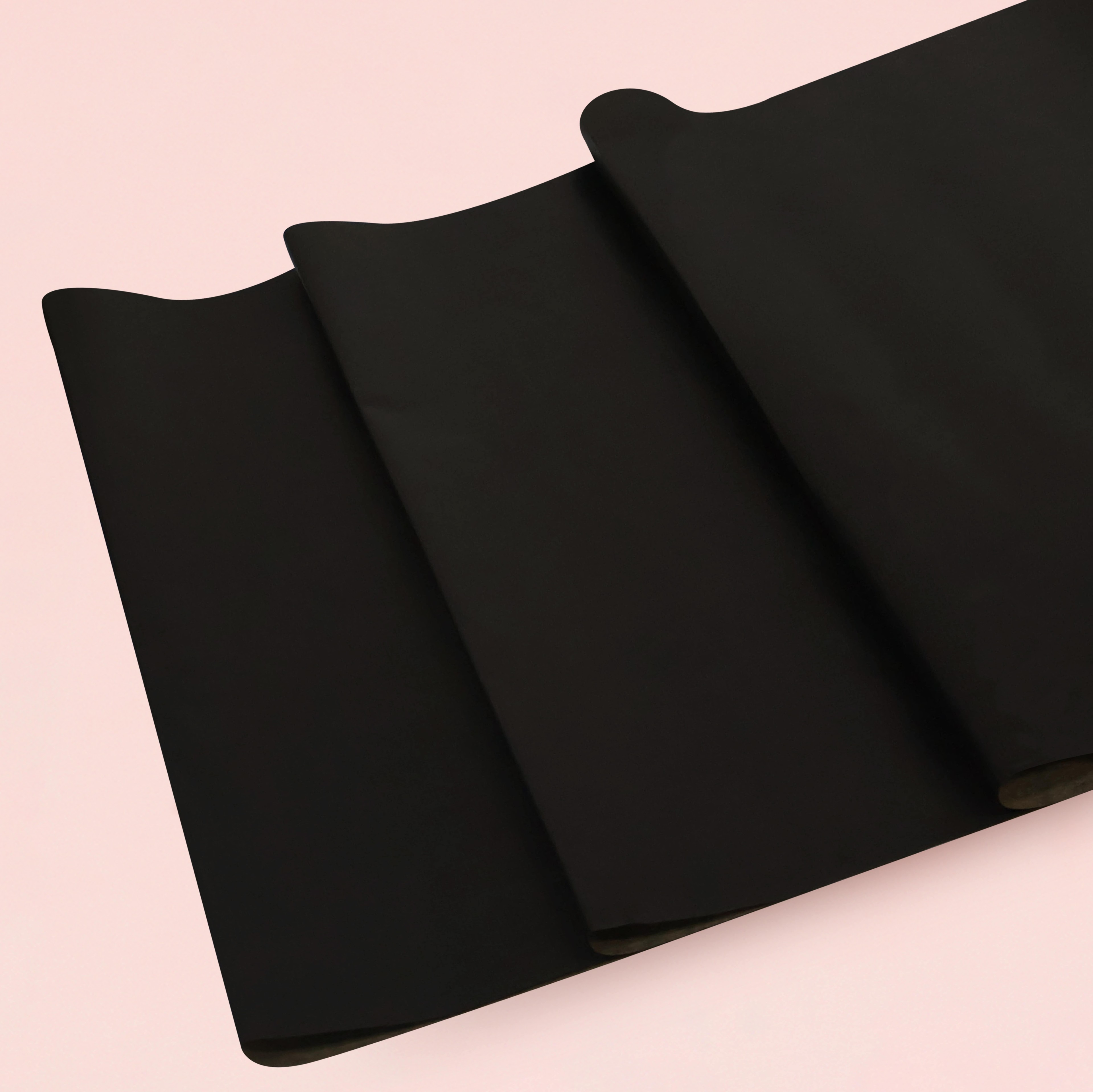 Çizgili Siyah Hediye Paketleme Kağıdı Virgin Kraft Kağıt 40gr-55x55cm-20Sayfa