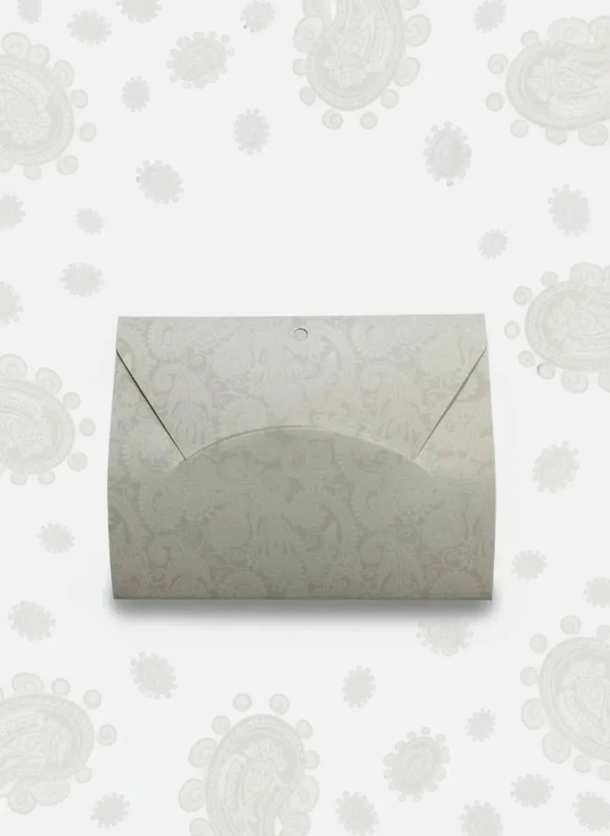 Zarf Şeklinde Katlanabilir - Çiçek Buketi Kartı- Desenli Kart 