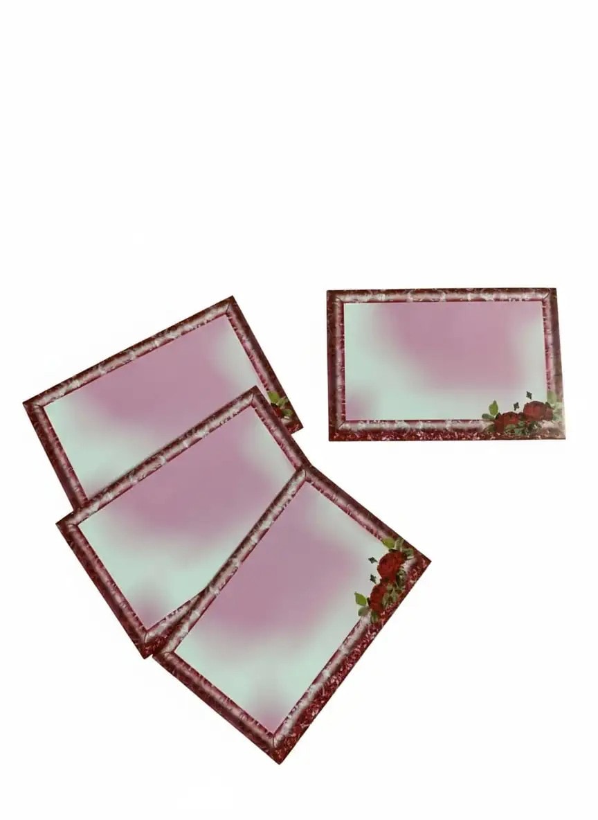 Kart - Çiçek Tasarımlı - Çiçek Buket Aksesuarı - 8cm X 5,5cm -100 Adet