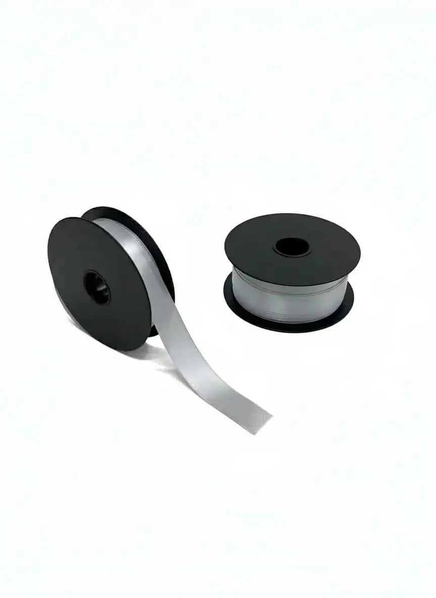Saten Kurdele - Gri renk - 32 Metre