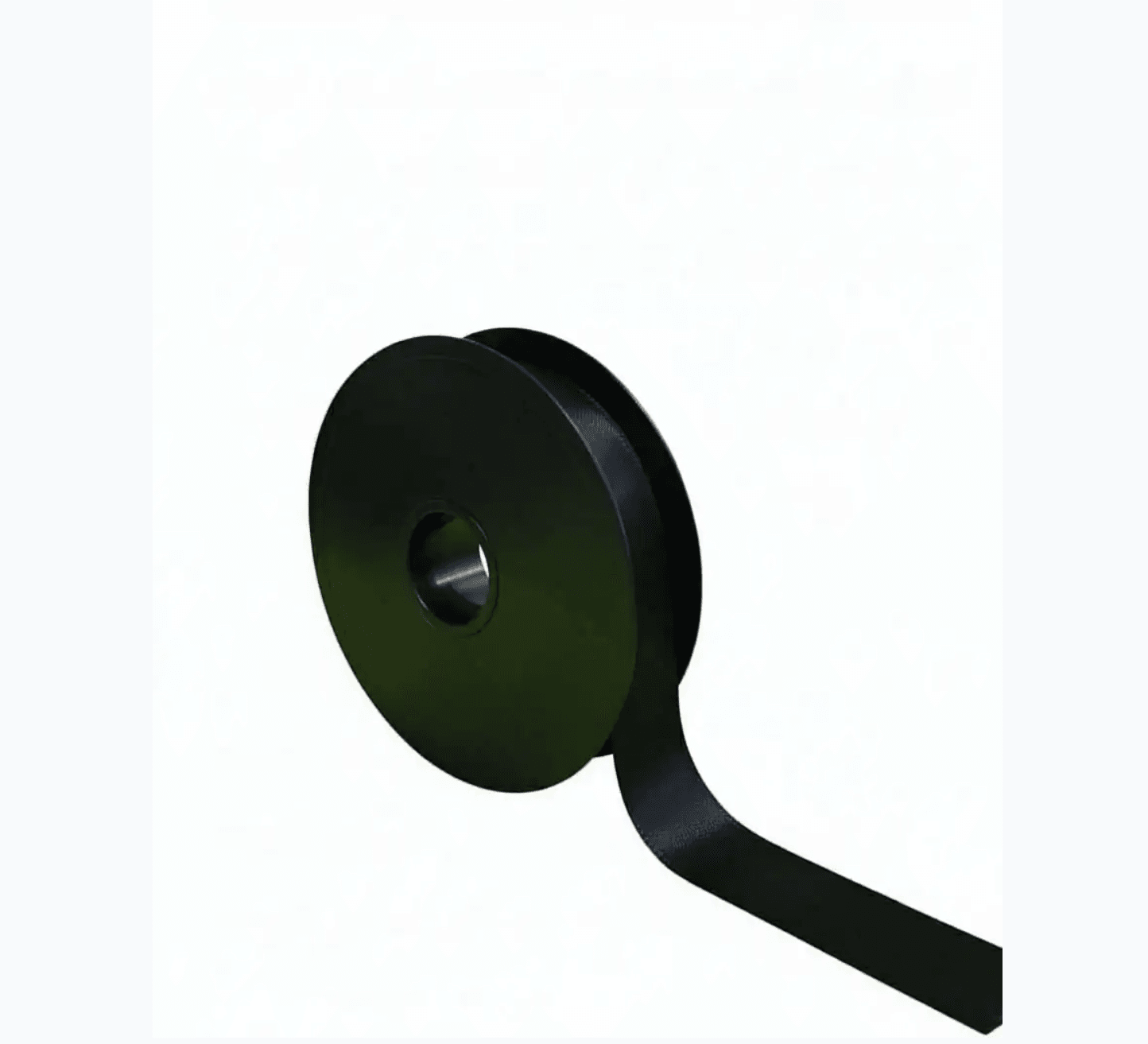 Saten Kurdele - Siyah renk - 32 Metre
