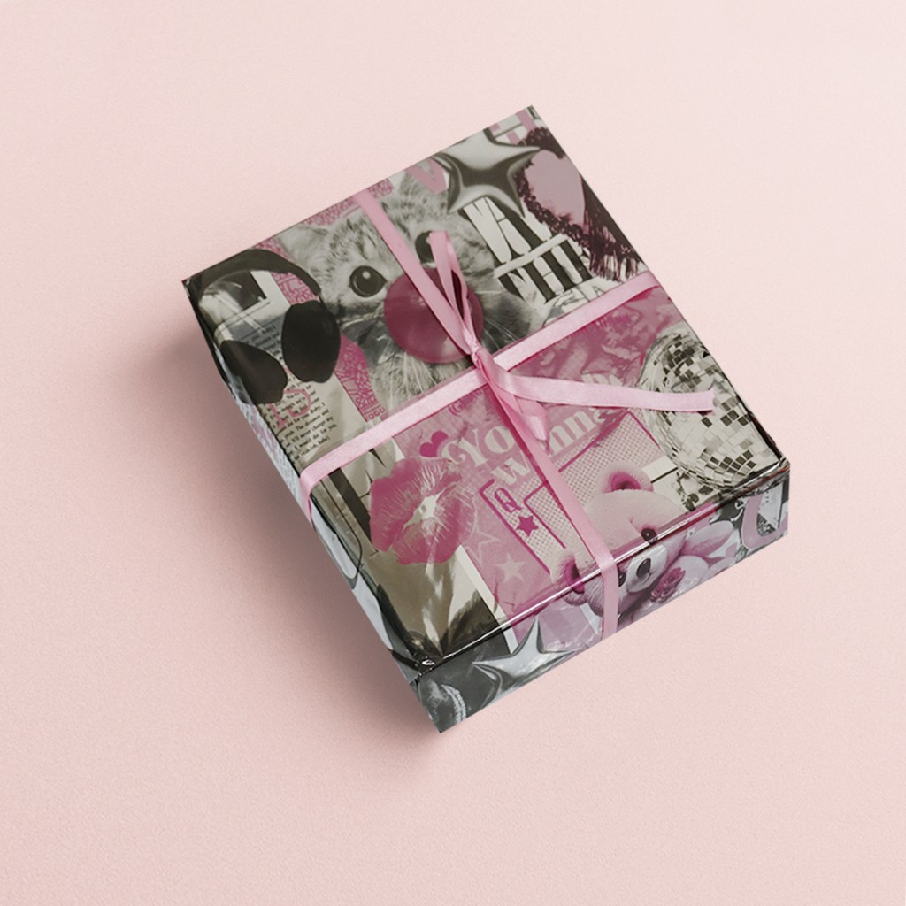 Hediye Paketleme Kağıdı 55X75Cm Mat Metalize Efektli-0,25mic-20Sayfa