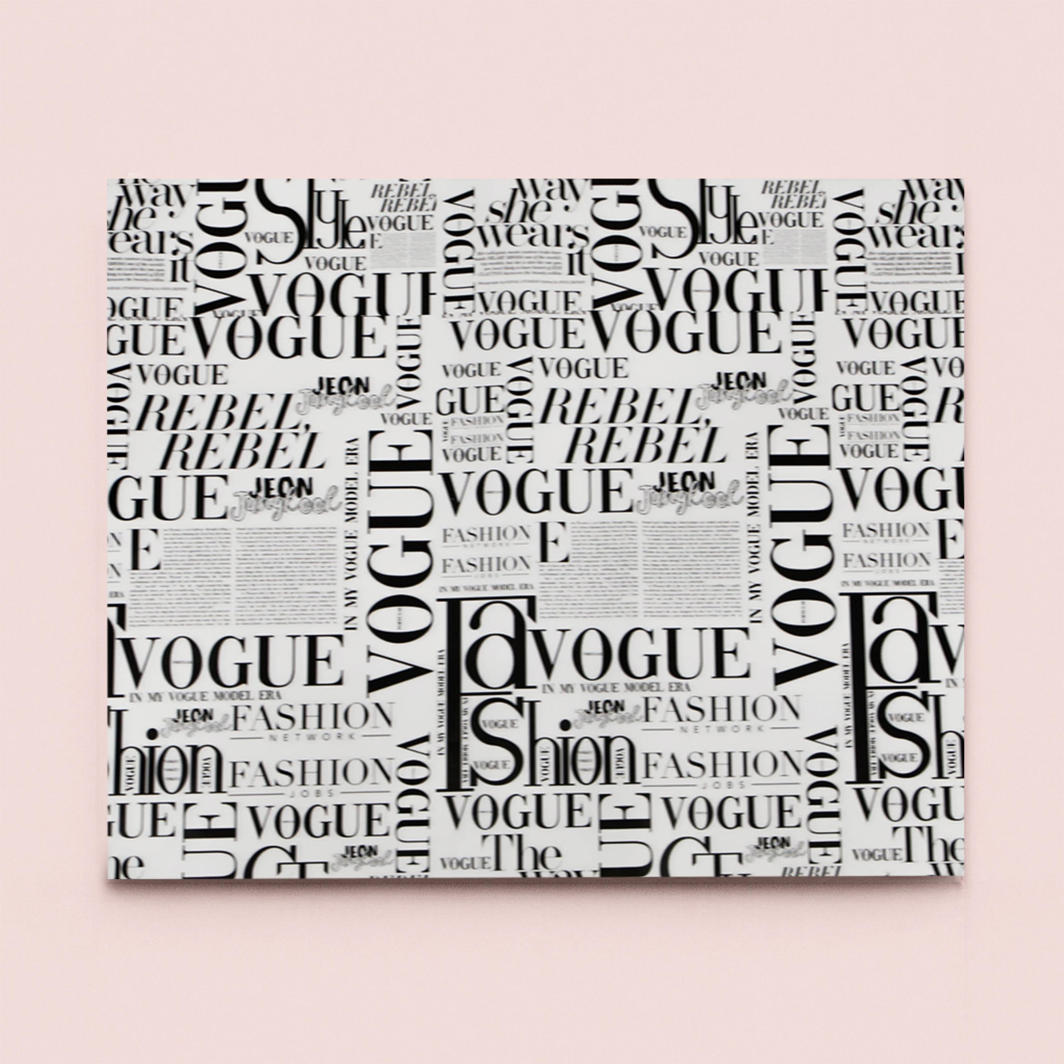 Gazete Tasarımlı Hediye Paketleme Mazemesi-50x70cm-50Sayfa