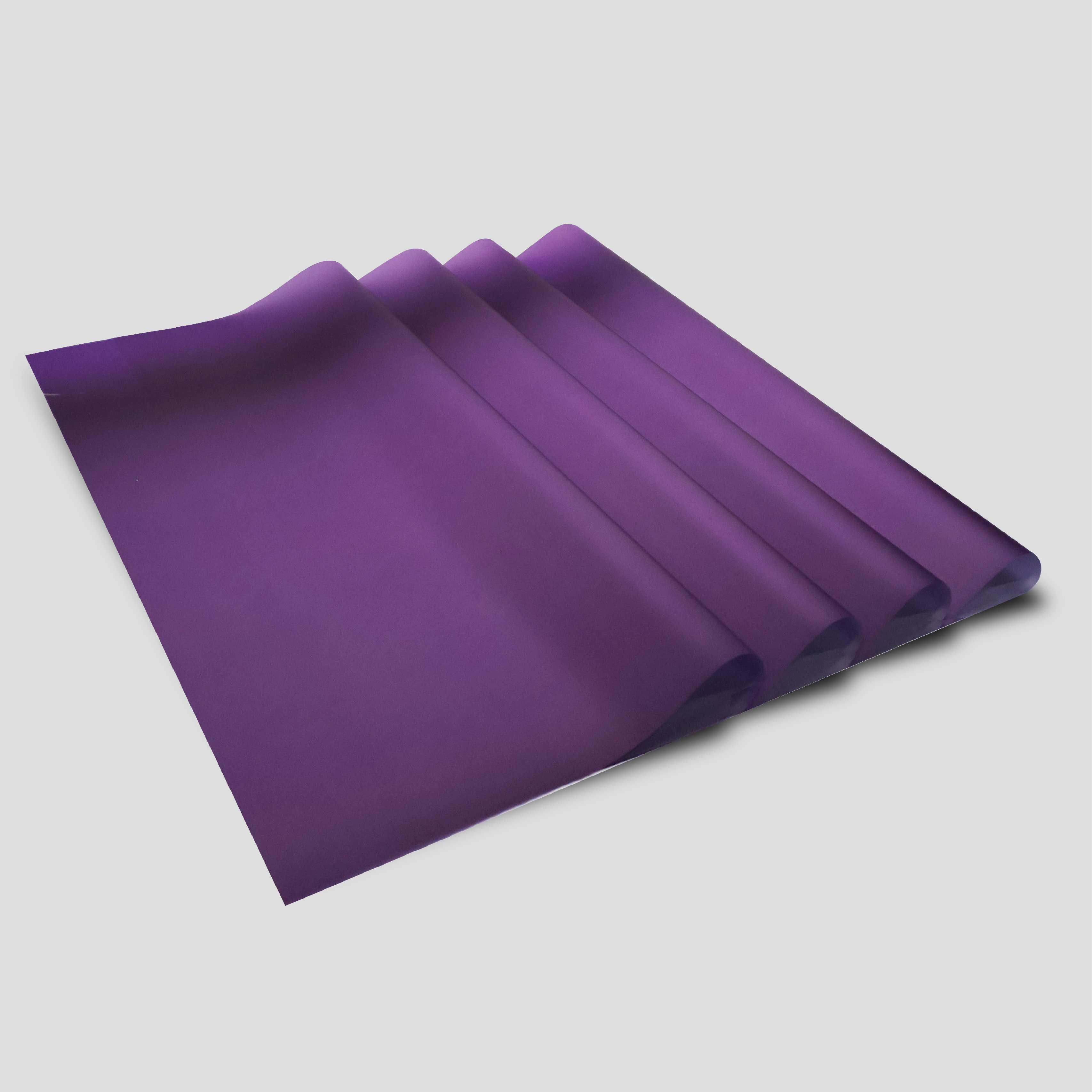 Metalik Degrade Mat Mor Çiçek Buket Kağıdı-60x60cm-20 Sayfa