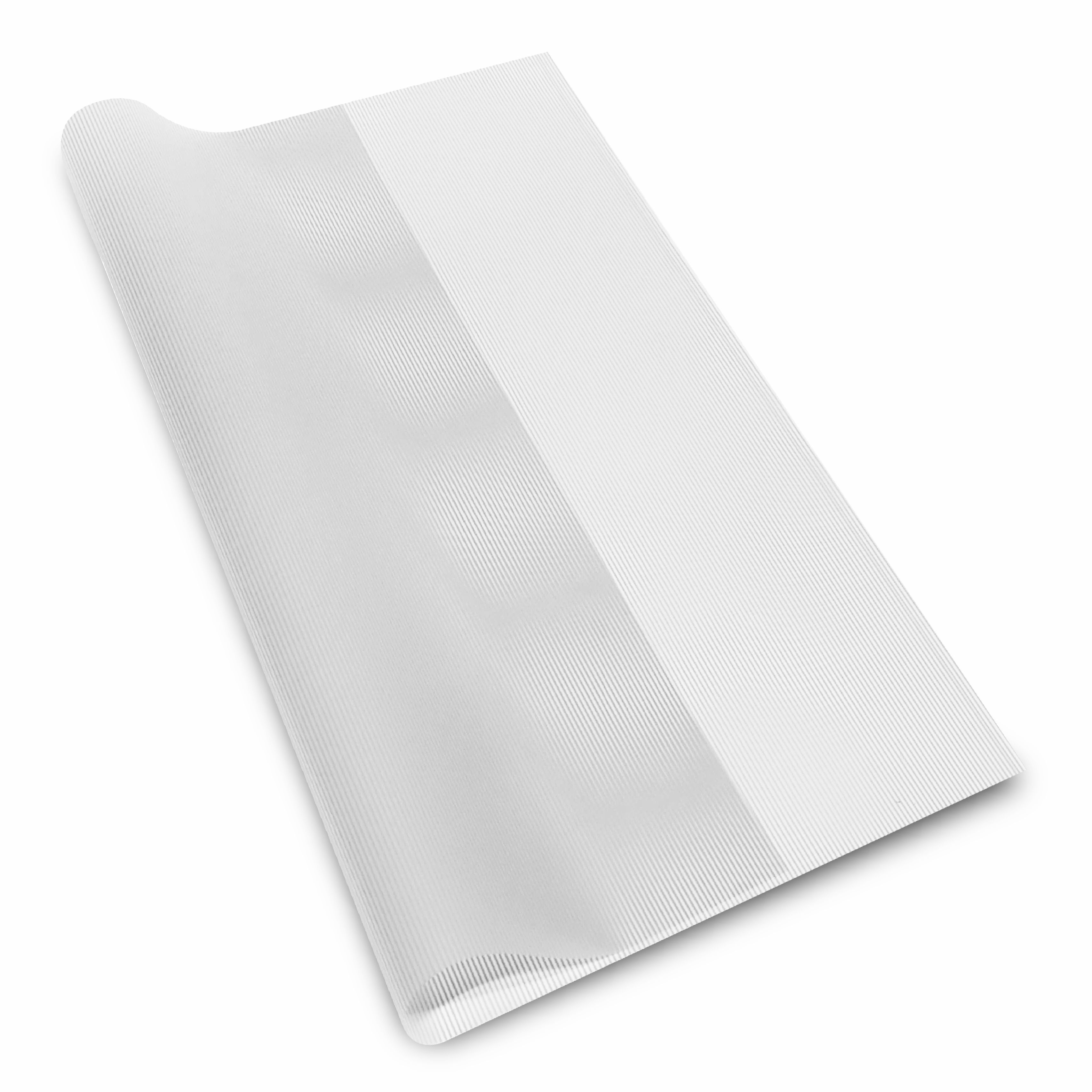 Çizgili Beyaz Renk Çiçek Buket Kağıtı&Paketleme Mazemesi 55x55cm-20 Sayfa