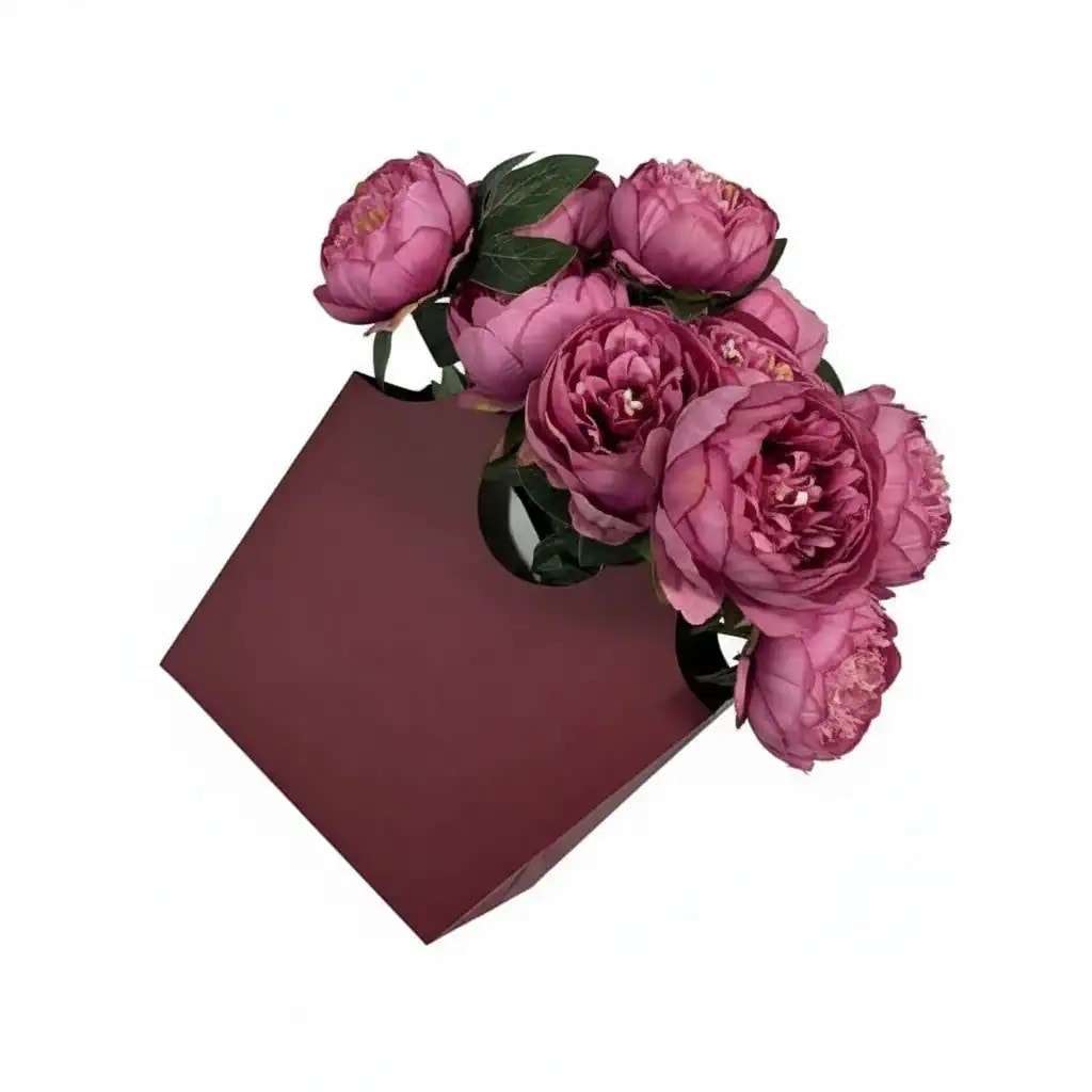 ''Çiçek Kutum'' Çiçek Buket Kutusu&Hediye Paketi&Paketleme Kutusu-1 Adet