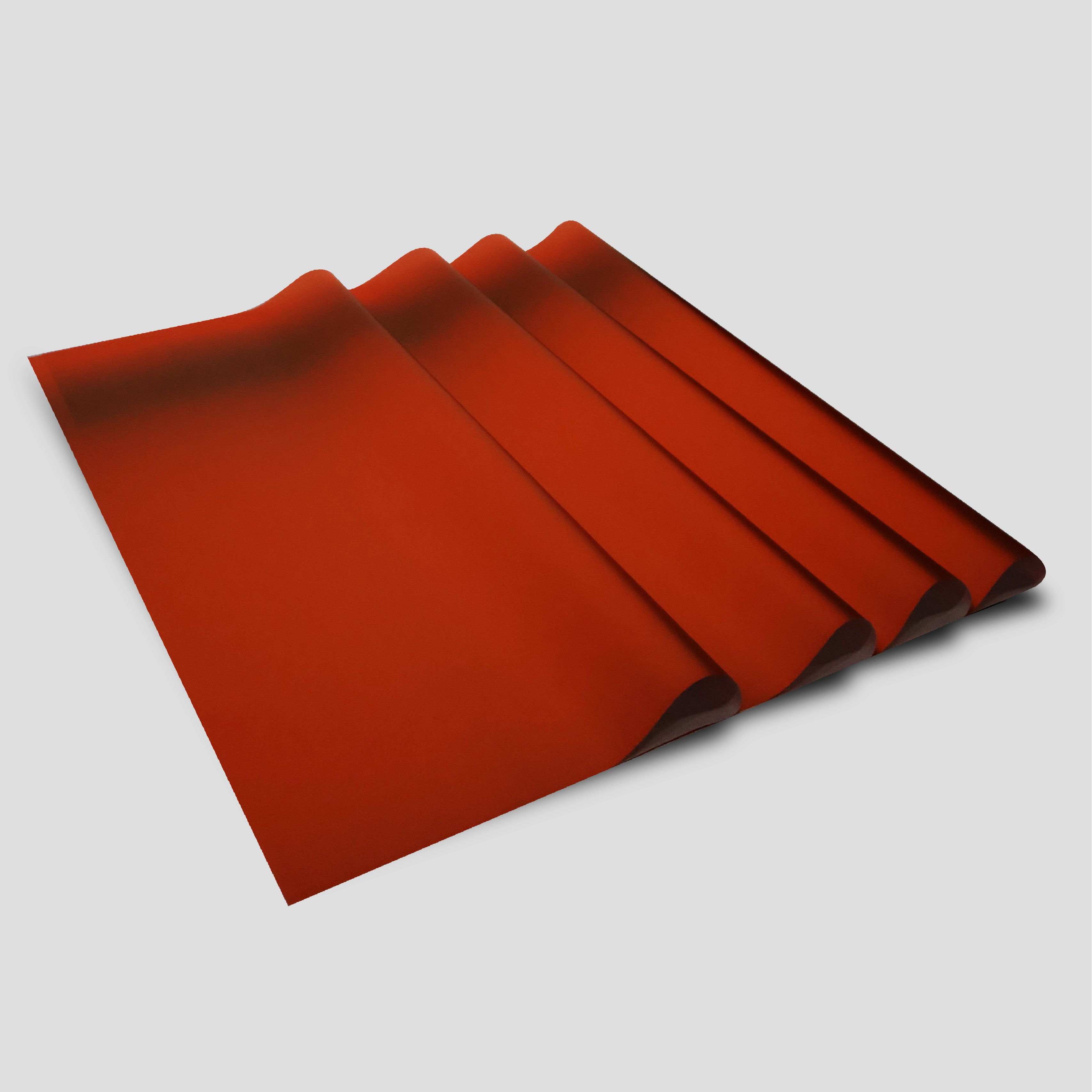 Metalik Degrade Mat Kırmızı Çiçek Buket Kağıdı-60x60cm-20 Sayfa