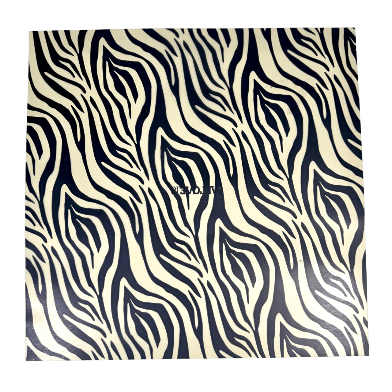 Zebra Desenli-Sarı Renk Çiçek Buket Kağıdı-Mat Opp-55x55cm-10Sayfa