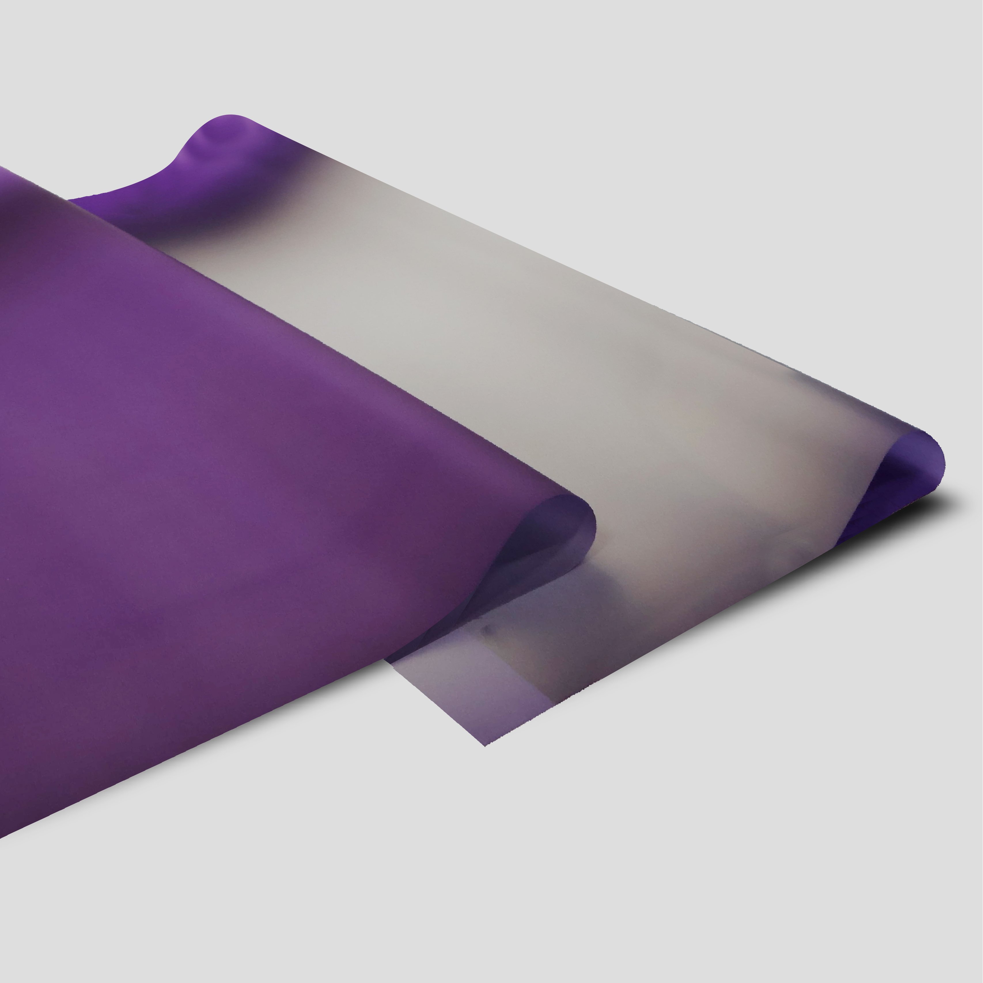 Metalik Degrade Mat Mor Çiçek Buket Kağıdı-60x60cm-20 Sayfa