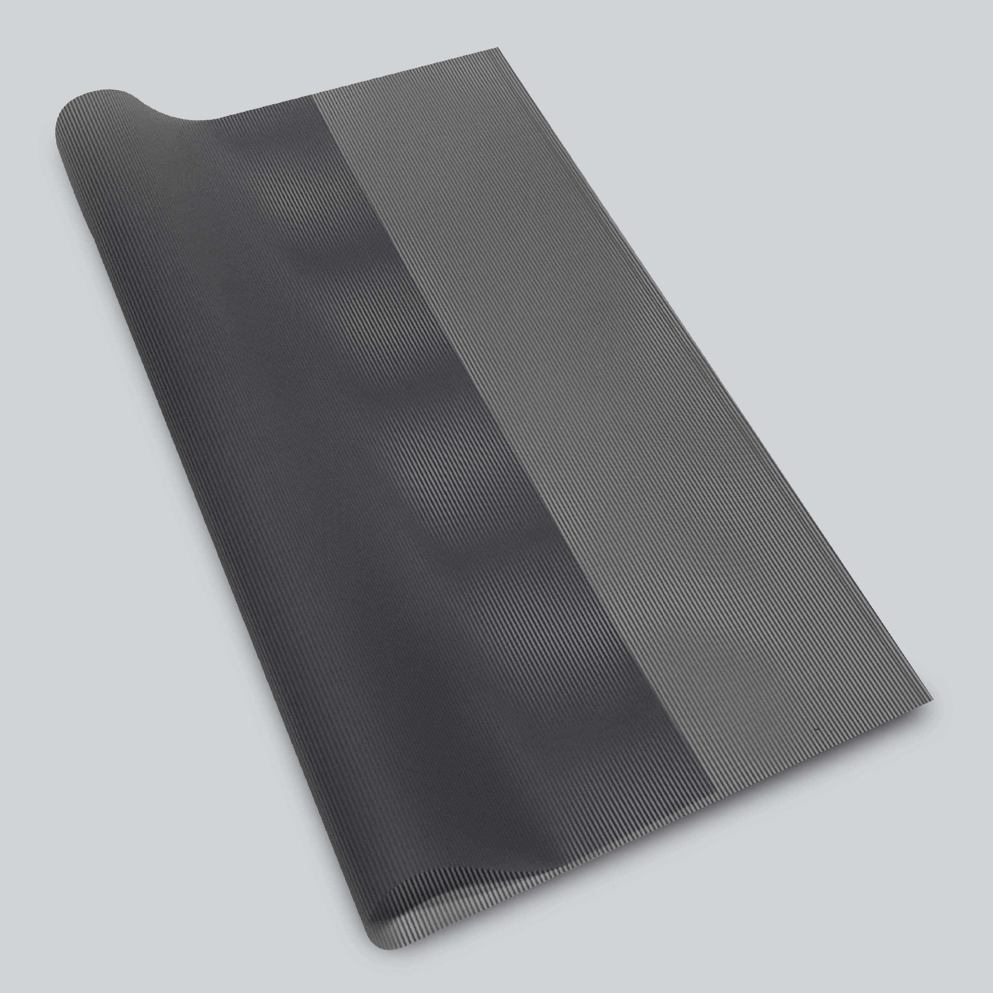 Çizgili Siyah Renk Çiçek Buket Kağıtı&Paketleme Mazemesi 55x55cm-20 Sayfa