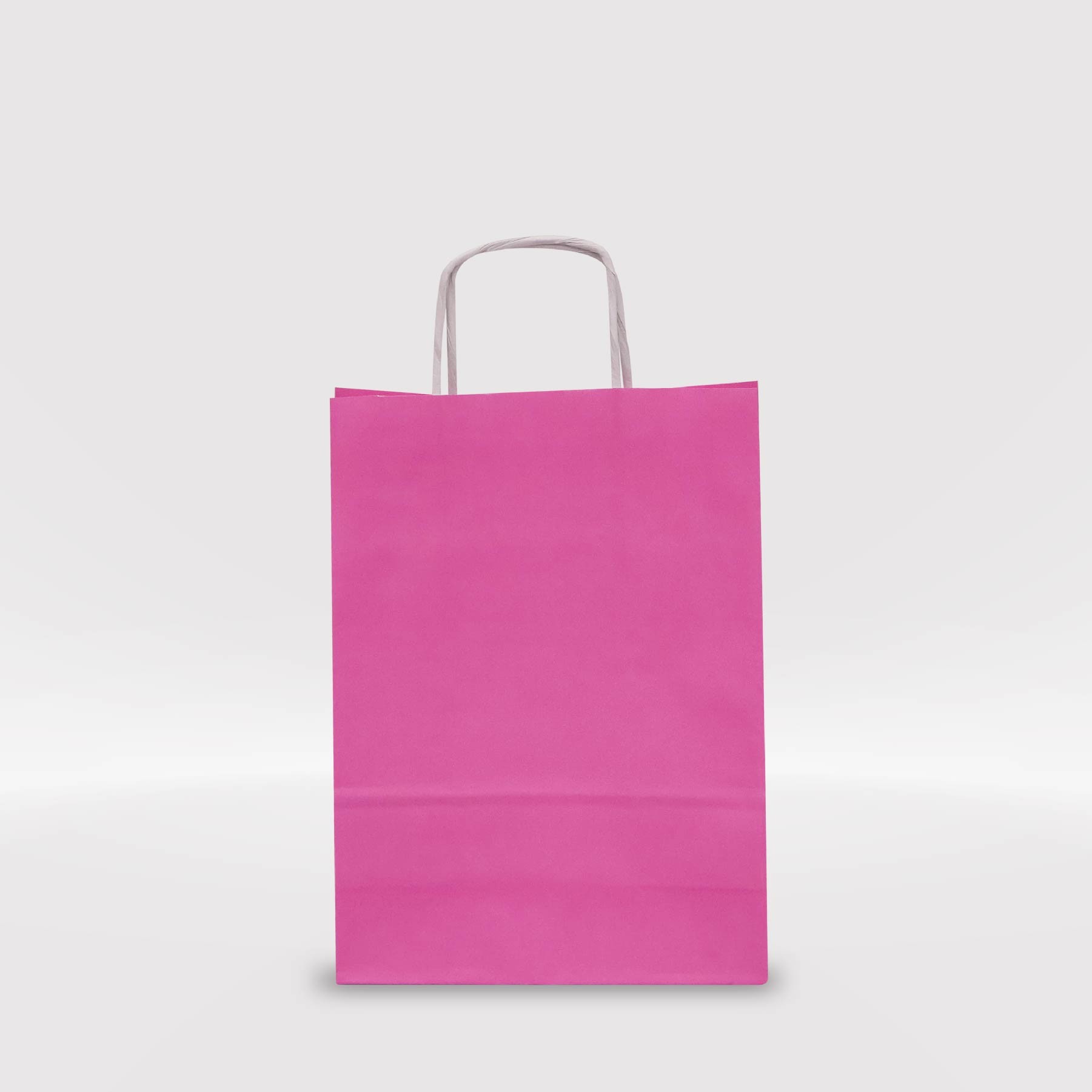 Pembe Kraft Kağıt Çanta 18x8x25-(25Adet)