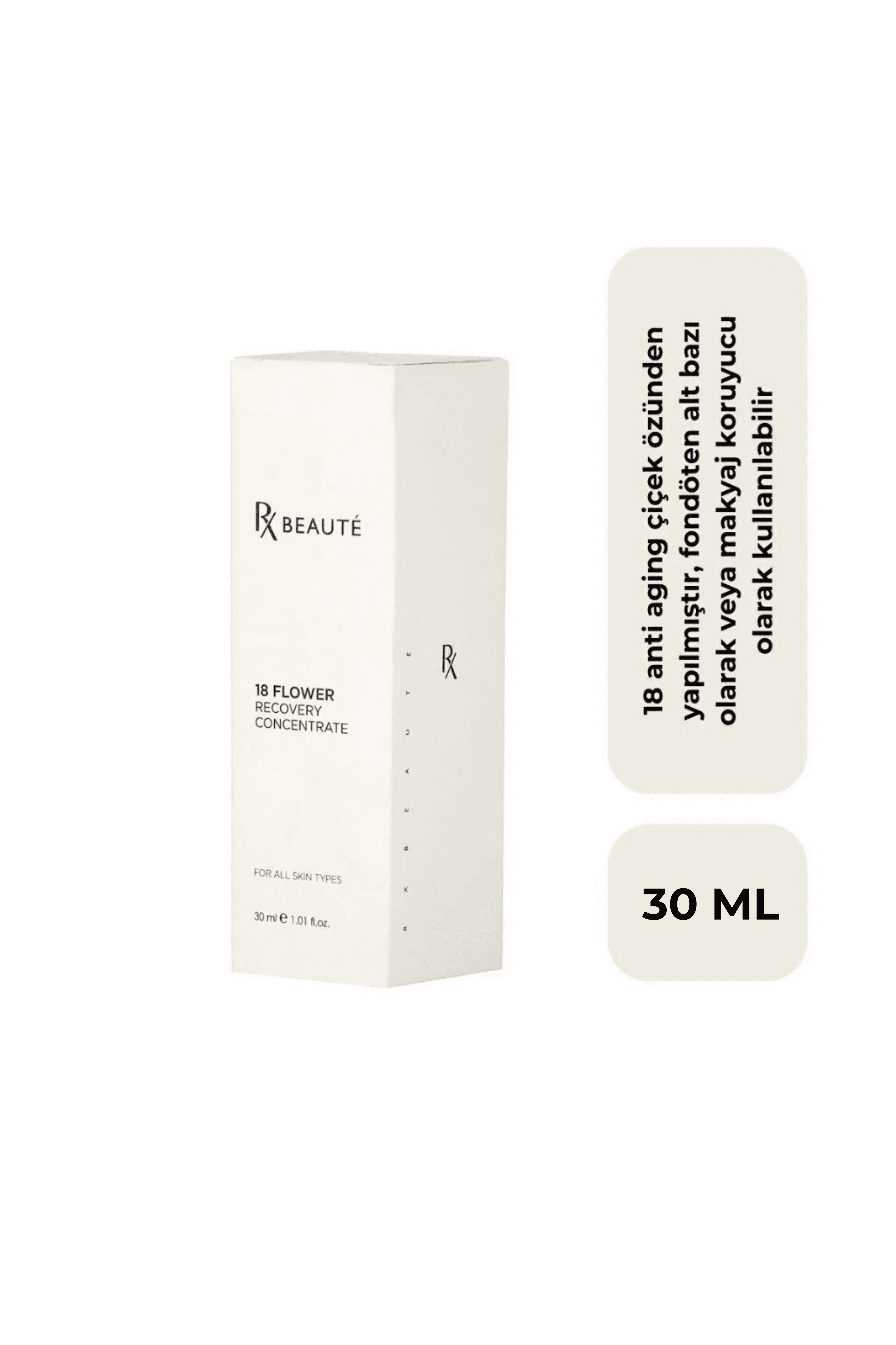 18 Flower Recovery Concentrate – Cilt Bakım Yağı