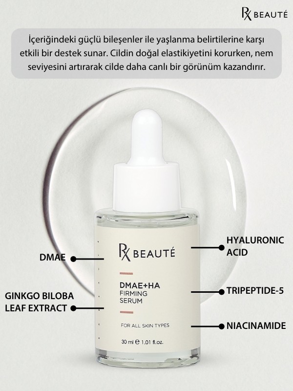 DMAE HA Firming Serum – Sarkma ve Kırışıklıklara Karşı Etkili Bakım