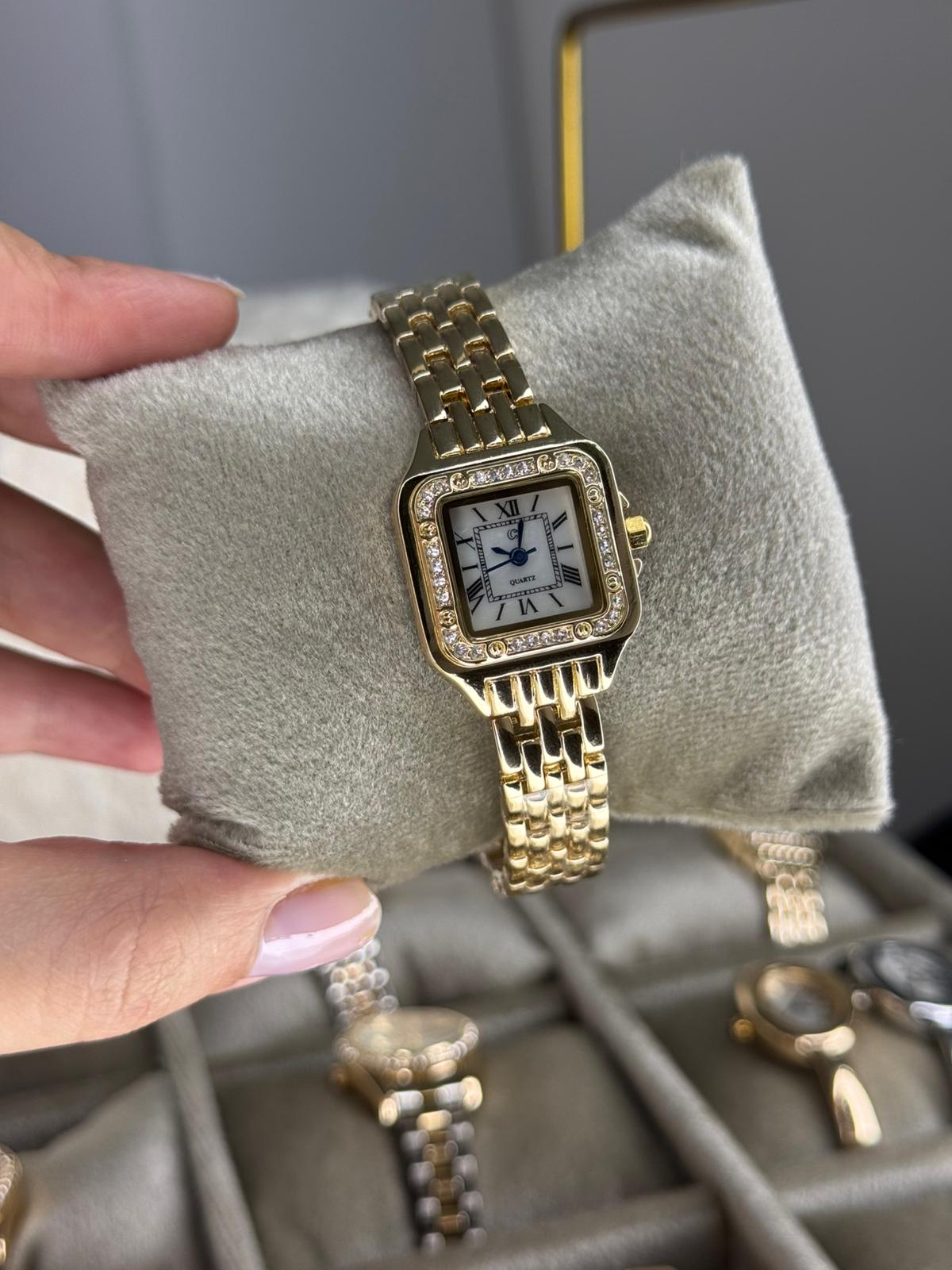 Classic Rosi Watch Rectangular Stainless Steel Womens Watch