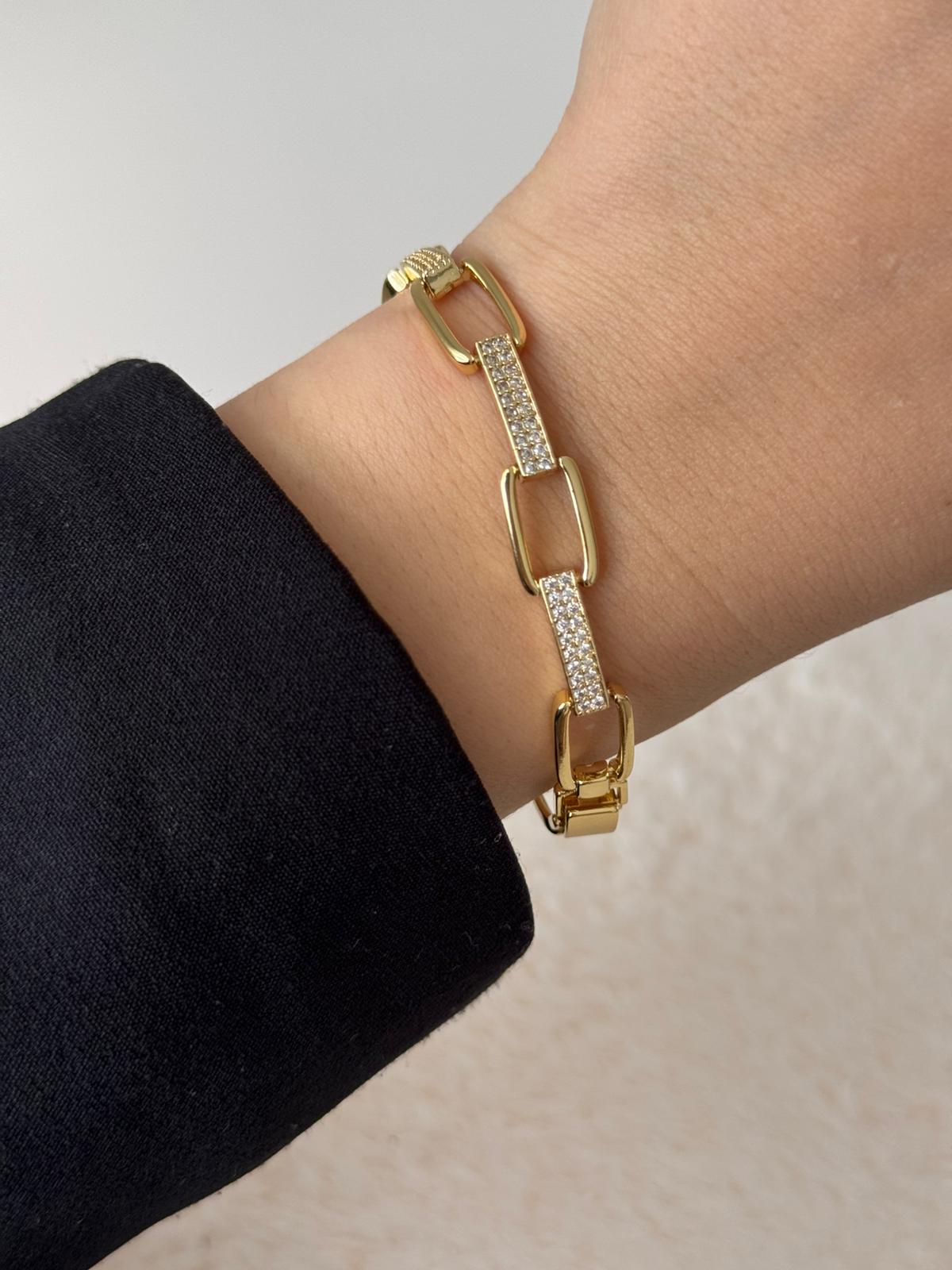 VIP Paperclip Gold Bracelet