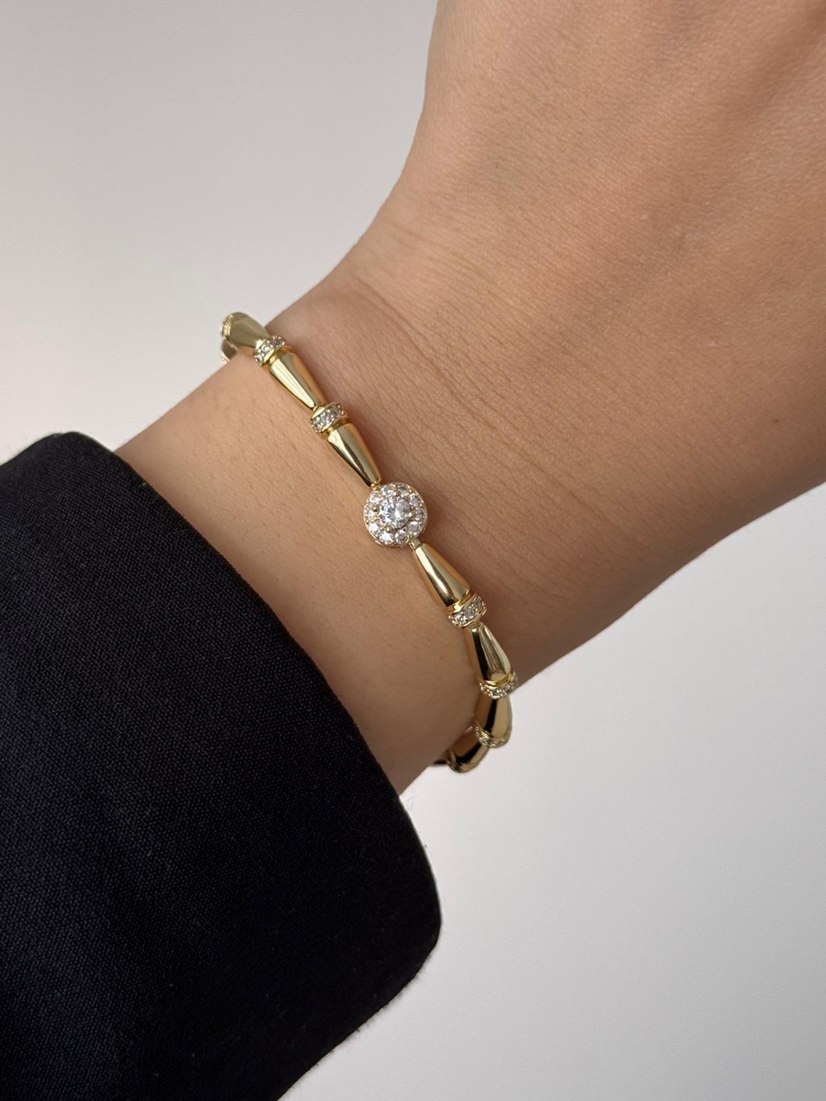 VIP Zircon Bone Bracelet