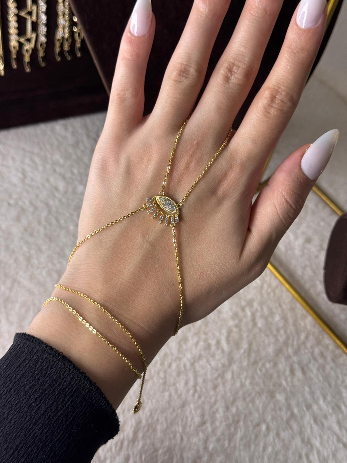 Kirpikli Göz Şahmeran Gold 