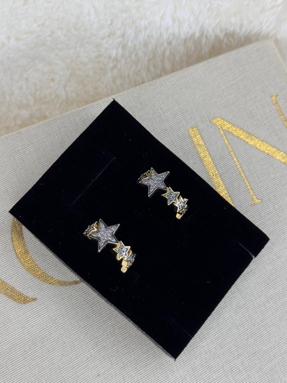 Stars Hoop Earrings