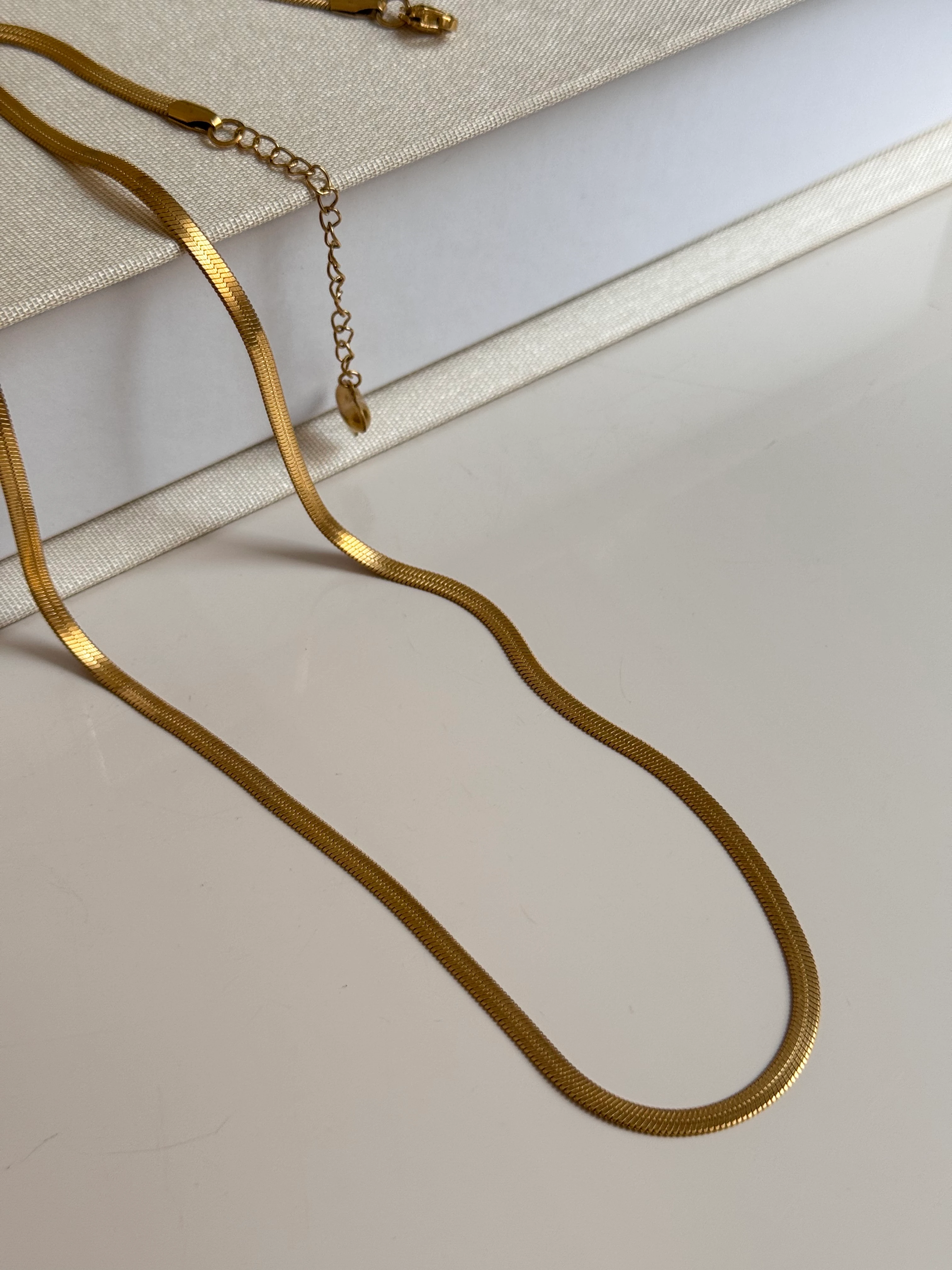 Ezme İtalyan Zincir Gold Çelik Kadın