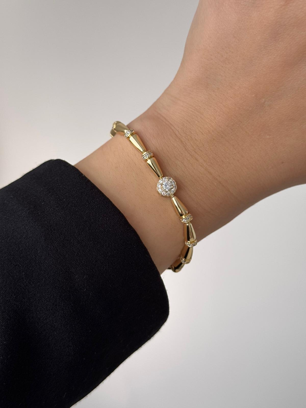 VIP Zircon Bone Bracelet