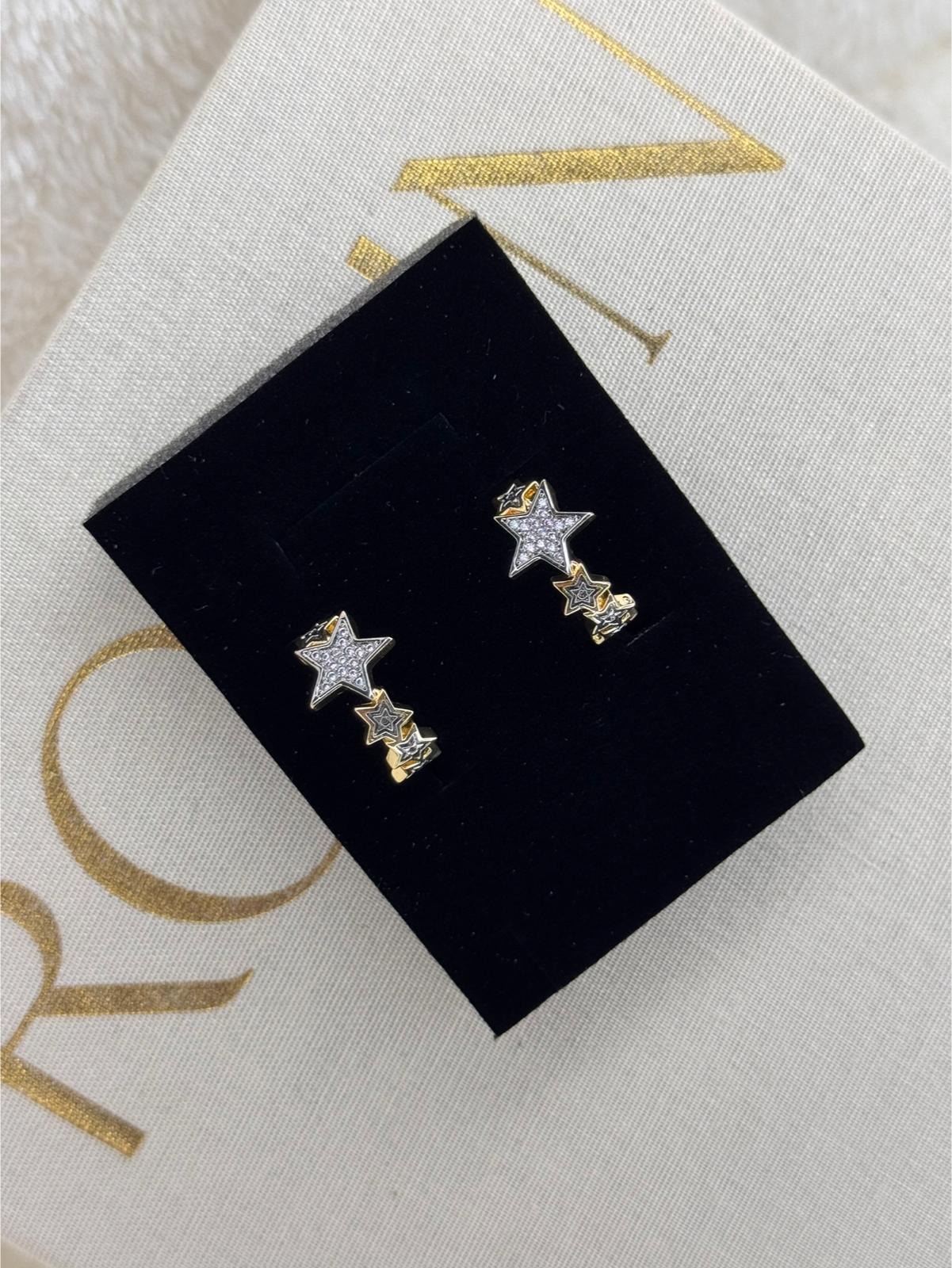 Stars Hoop Earrings