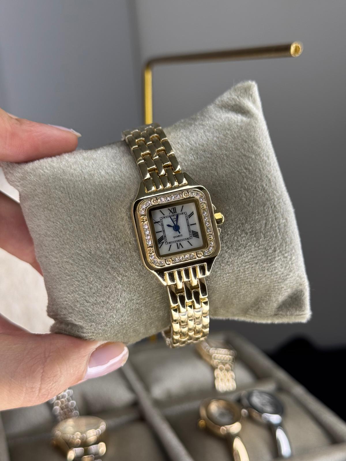 Classic Rosi Watch Rectangular Stainless Steel Womens Watch