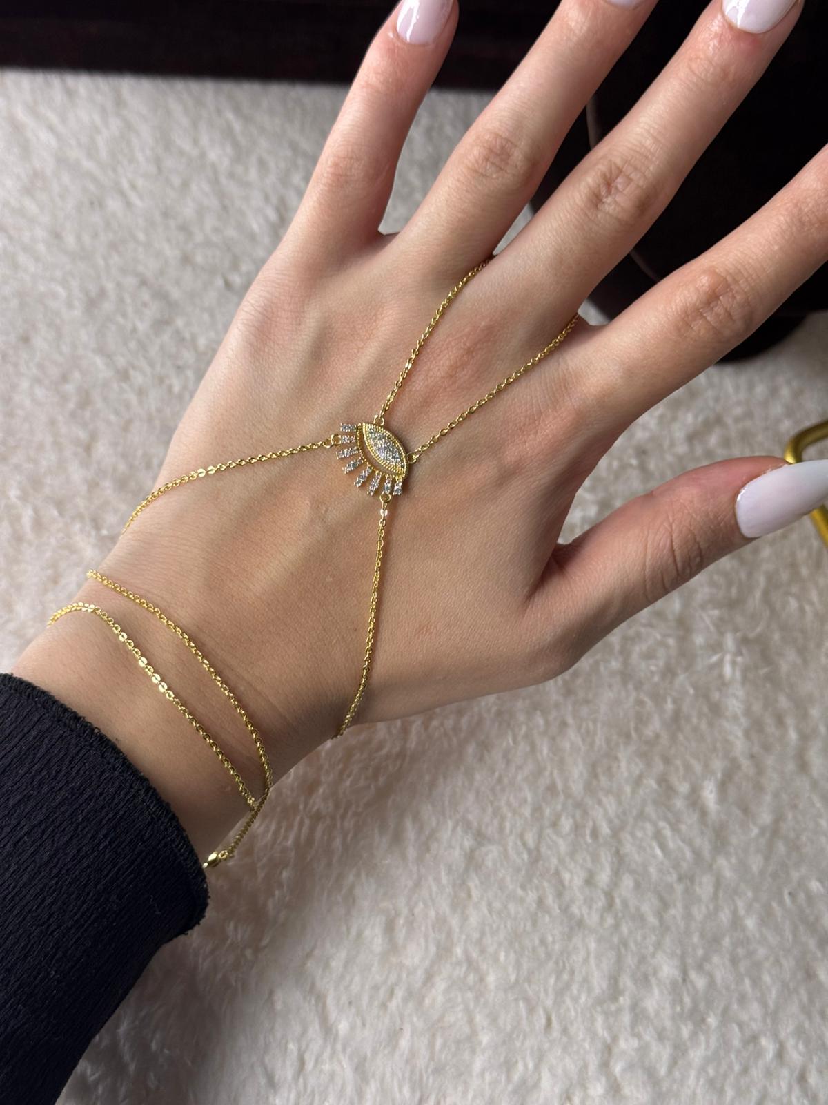 Kirpikli Göz Şahmeran Gold 