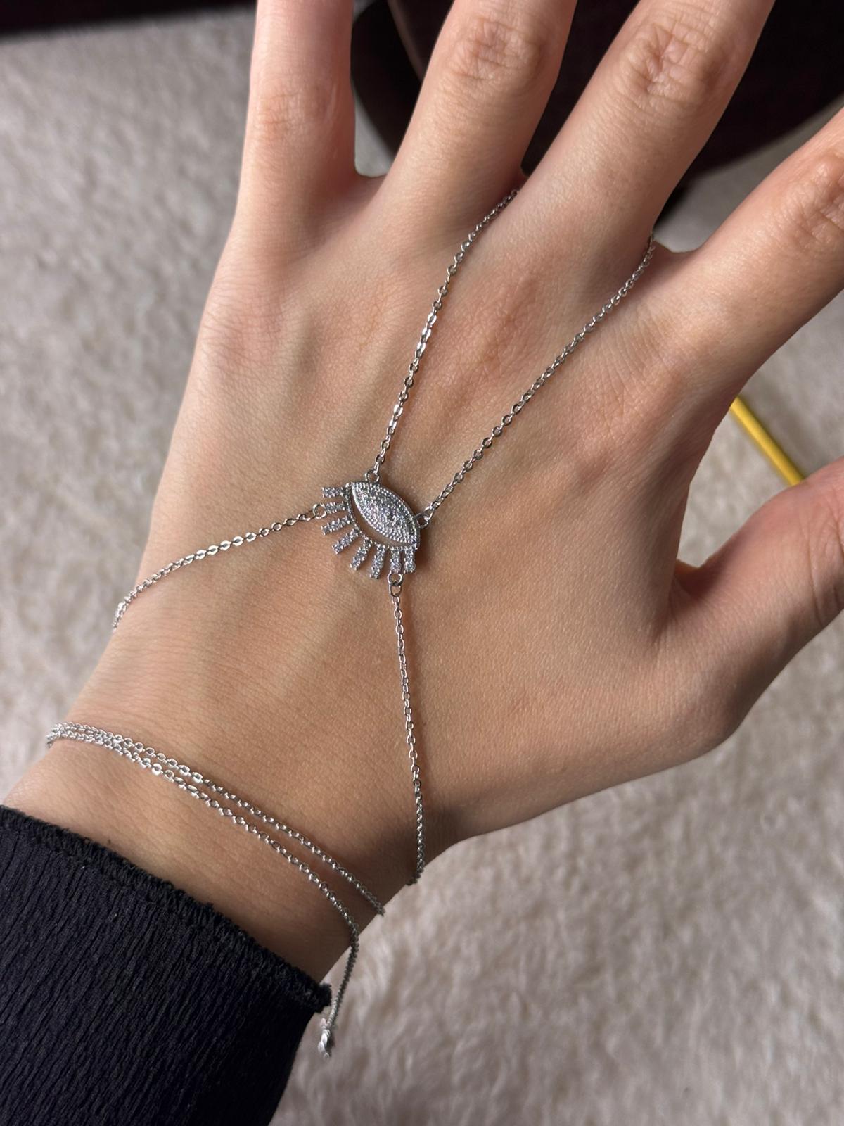 Kirpikli Göz Şahmeran Silver 