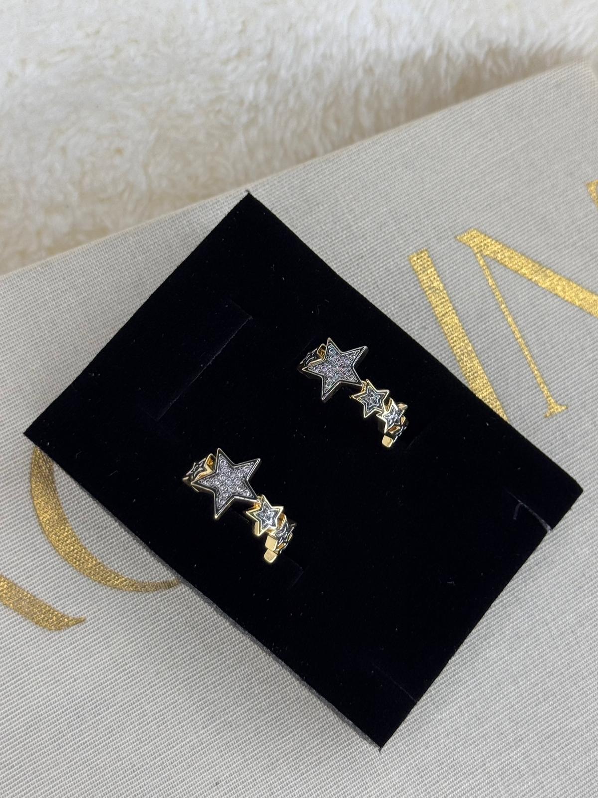 Stars Hoop Earrings