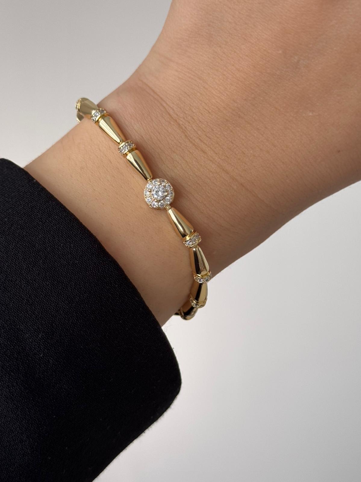 VIP Zircon Bone Bracelet